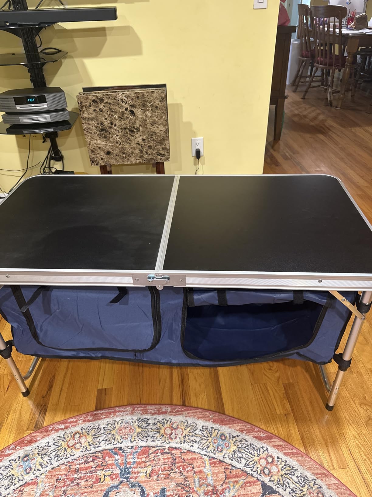 Camp Field Camping Folding Aluminum Table with Adjustable Legs for Outdoor Travel Beach, Backyards, BBQ, Party and Picnic Foldable Table customer photo 1