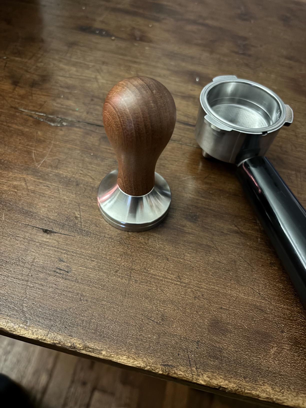 KYONANO 51mm Espresso Coffee Tamper with 304 Stainless Steel Ripple Base customer photo 2