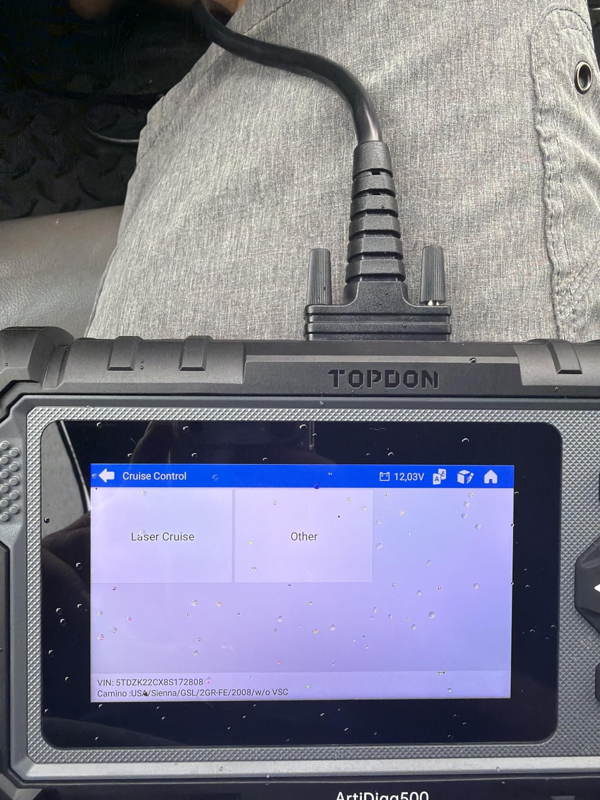 TOPDON AD500 OBD2 Scanner Car Diagnostic Tool, Engine ABS SRS Transmission customer photo 1