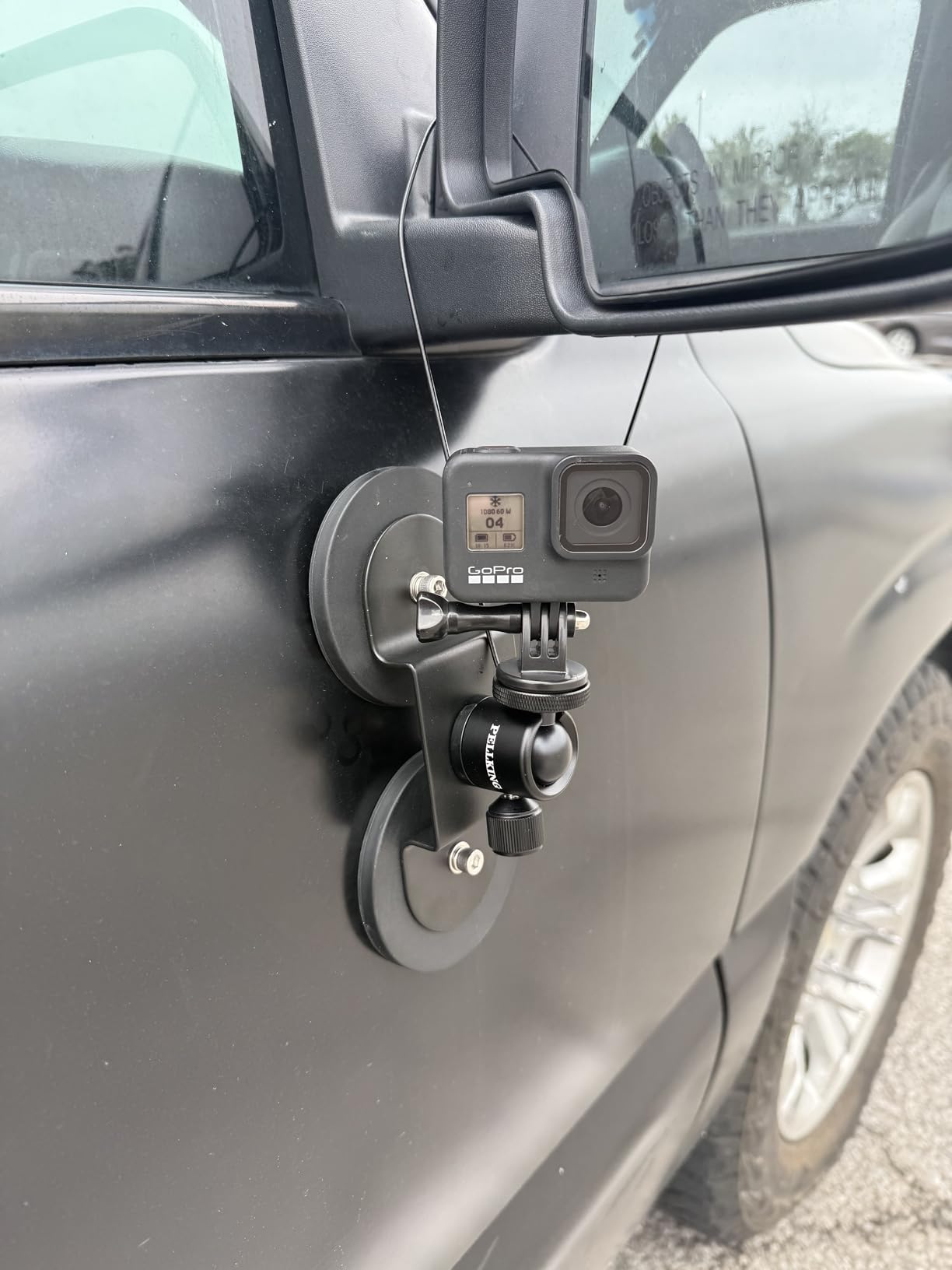 PellKing Magnet Camera Mount for GoPro 13/Insta360 X6/X5/X4/X3,Heavy-Duty Metal Car Magnetic Camera Mount with 360 Degree Rotation Ball Head for Car,Compatible with GoPro Hero 13 12 11 Black 8/7/6/5 customer photo 1
