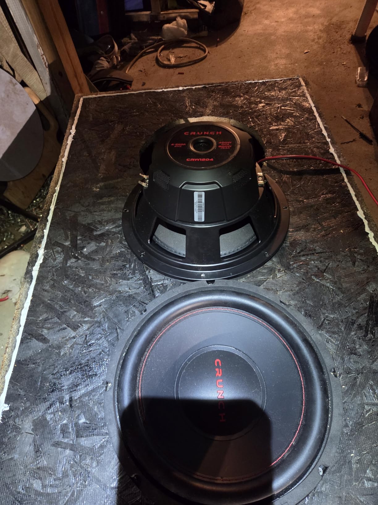 Crunch CRW 12 Inch 800 Watt 4 Ohm Dual Voice Coil Car Audio Subwoofer customer photo 1