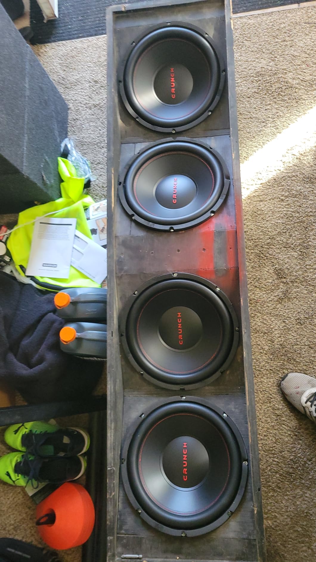 Crunch CRW 12 Inch 800 Watt 4 Ohm Dual Voice Coil Car Audio Subwoofer customer photo 2