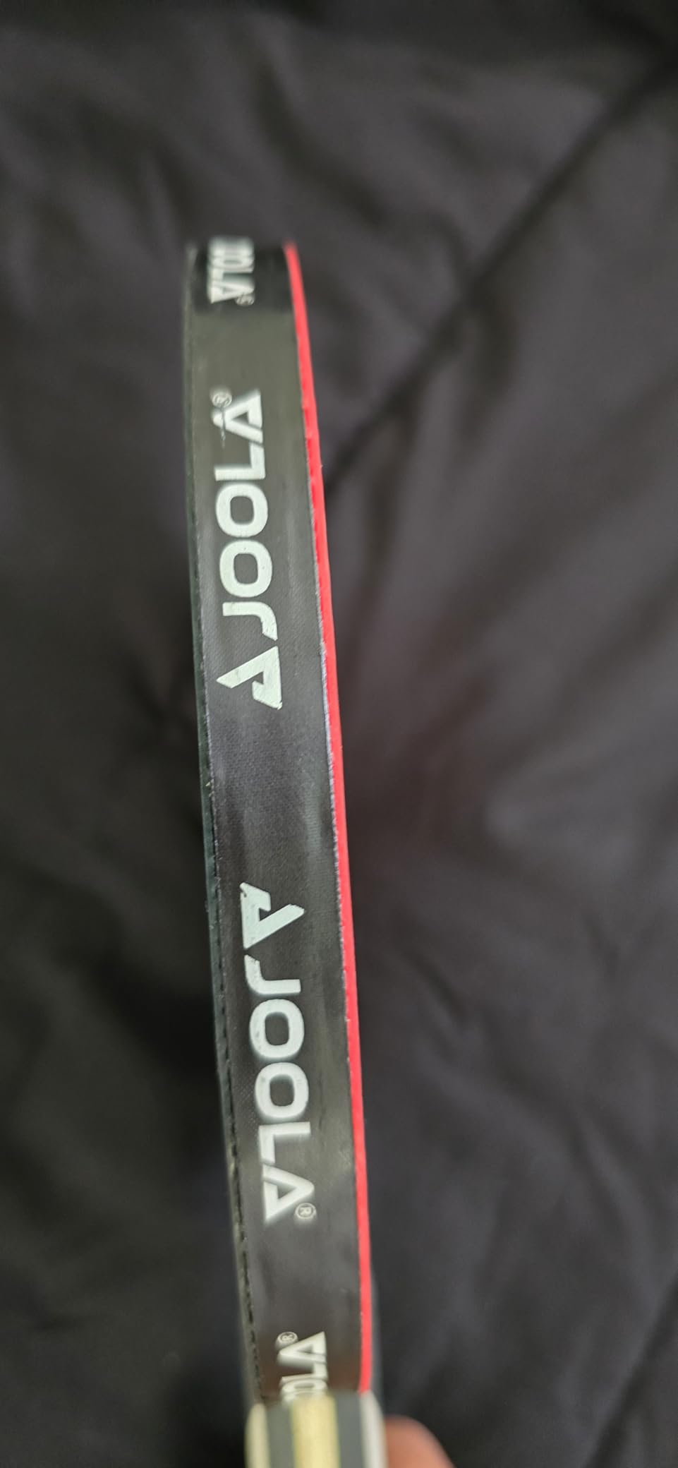 JOOLA Carbon X Pro Performance Ping Pong Paddle - Ergonomic Grip Handle & Pro Friction Technology - ITTF Approved - Ping Pong Racket for Advanced Control & Speed - Table Tennis Racket - Red customer photo 2