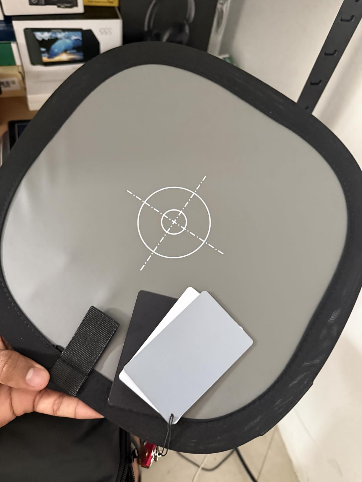 Small Grey White Balance Card 18% and Grey Reference Reflector Board with Carrying Bag Photography Card Custom Calibration Camera Checker Video, DSLR and Film customer photo 1