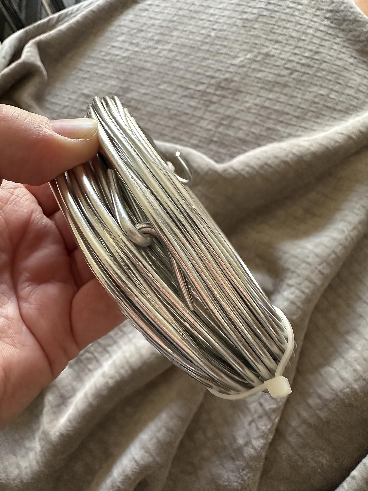 Tenn Well 9 Gauge Aluminum Craft Wire, 50 Feet 3mm Bendable Armature Wire customer photo 1
