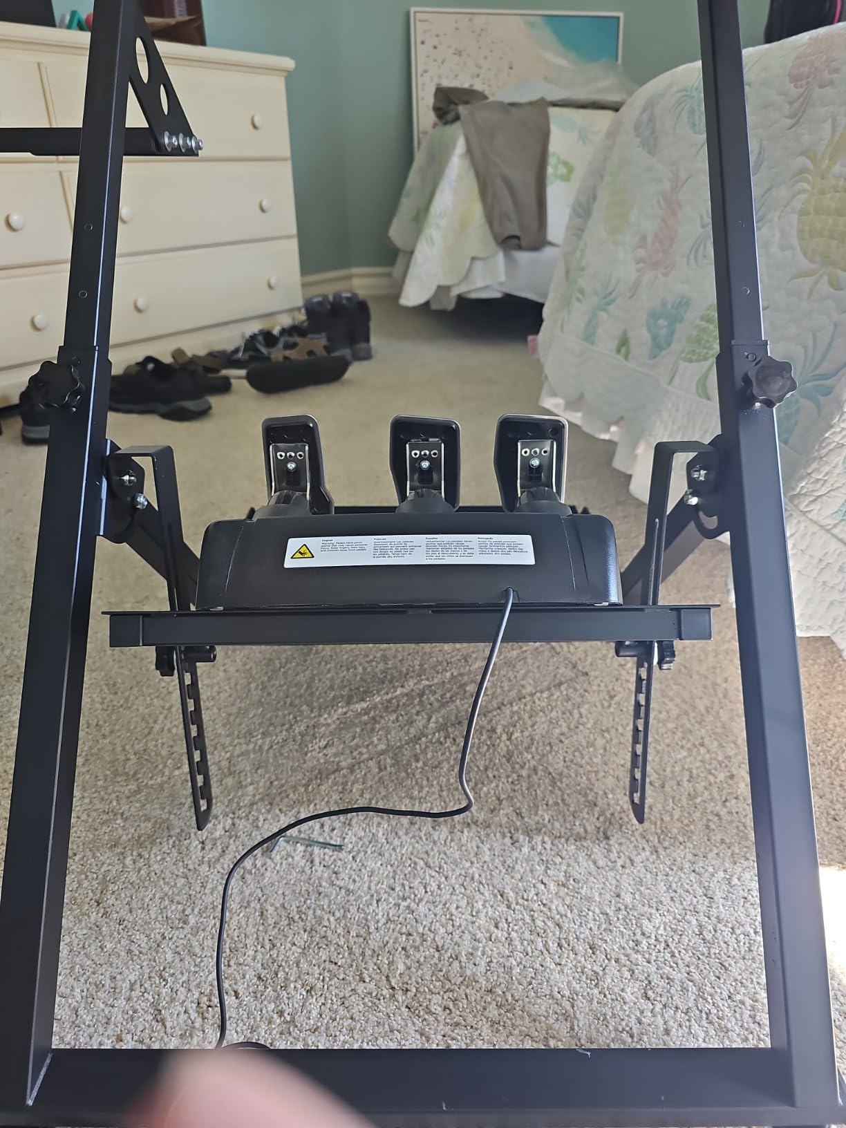 Marada X Frame Steering Wheel Stand Racing Sim Cockpit with Seat Slot customer photo 1