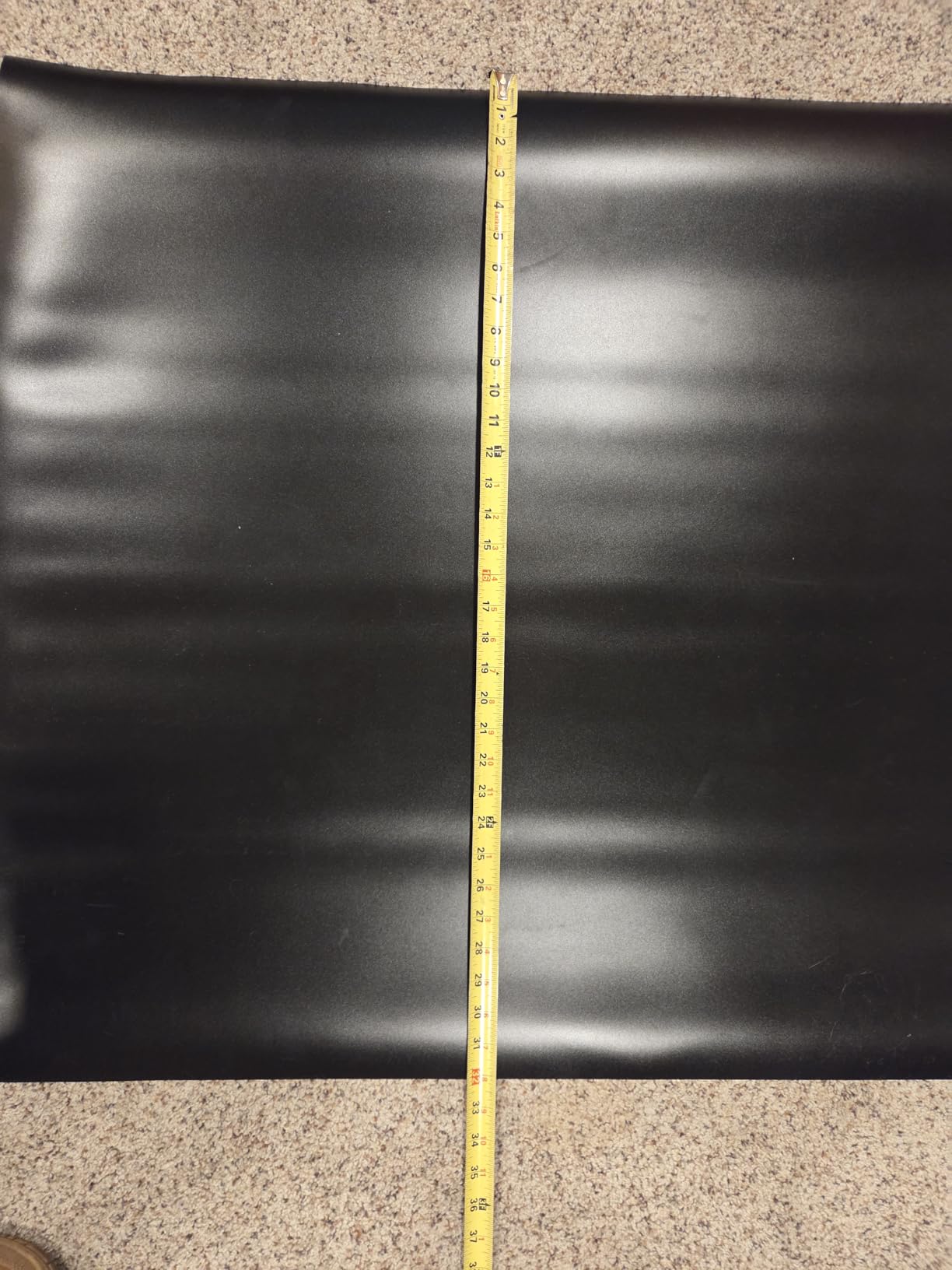 VEVOR Dance Floor 6.6x23ft PVC Vinyl Reversible Black White Marley Mat customer photo 2