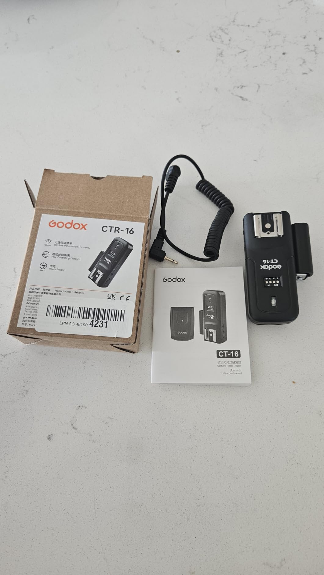 Godox CT-16 Wireless Radio Flash Trigger Receiver Kit,Fit Compatible for Canon Nikon Pentax DSLR Camera Studio 3 in 1 Flash Transmitter and Receiver customer photo 1
