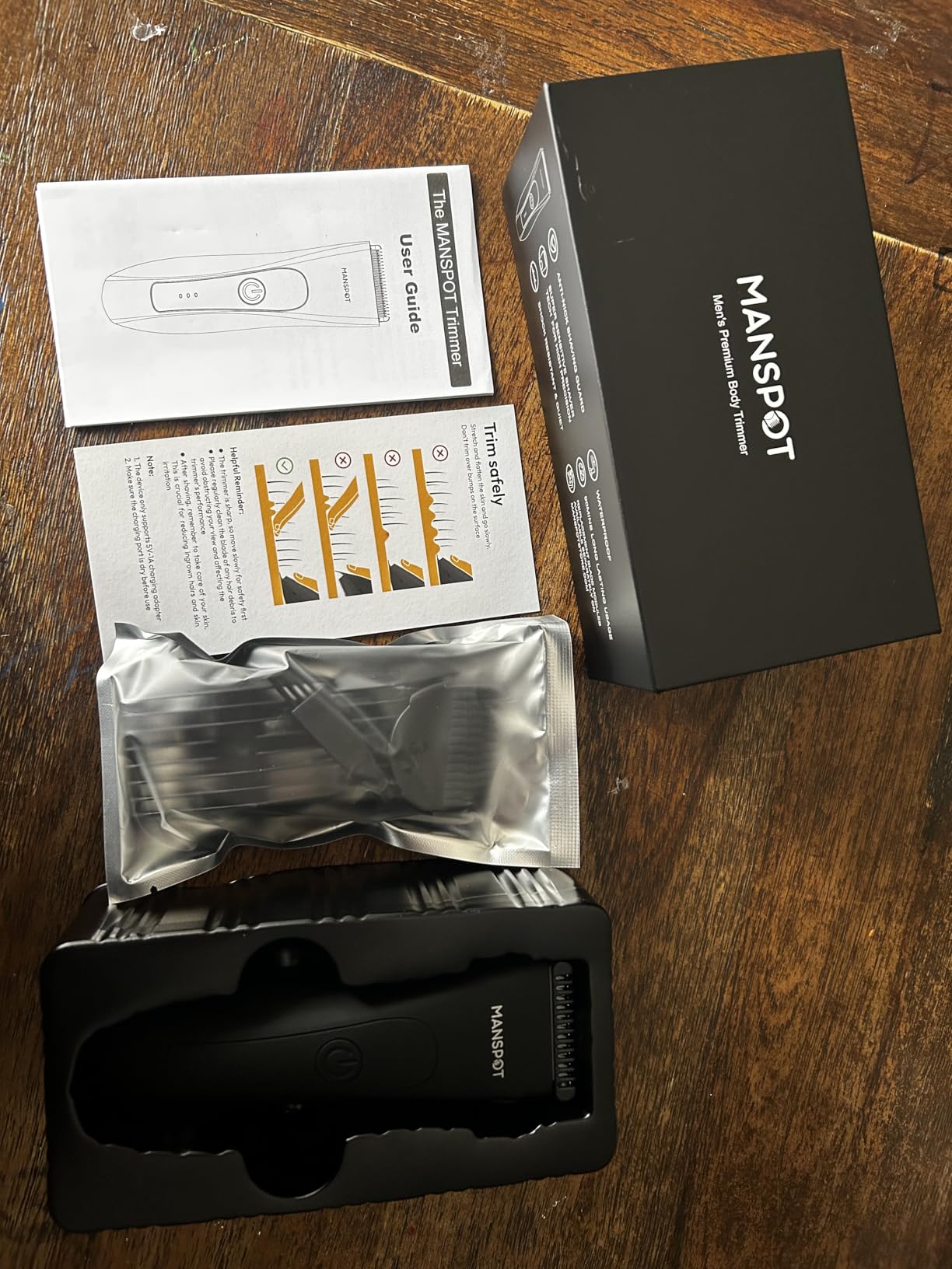 MANSPOT Manscape Groin & Body Hair Trimmer for Men, Electric Pubic Shaver customer photo 2