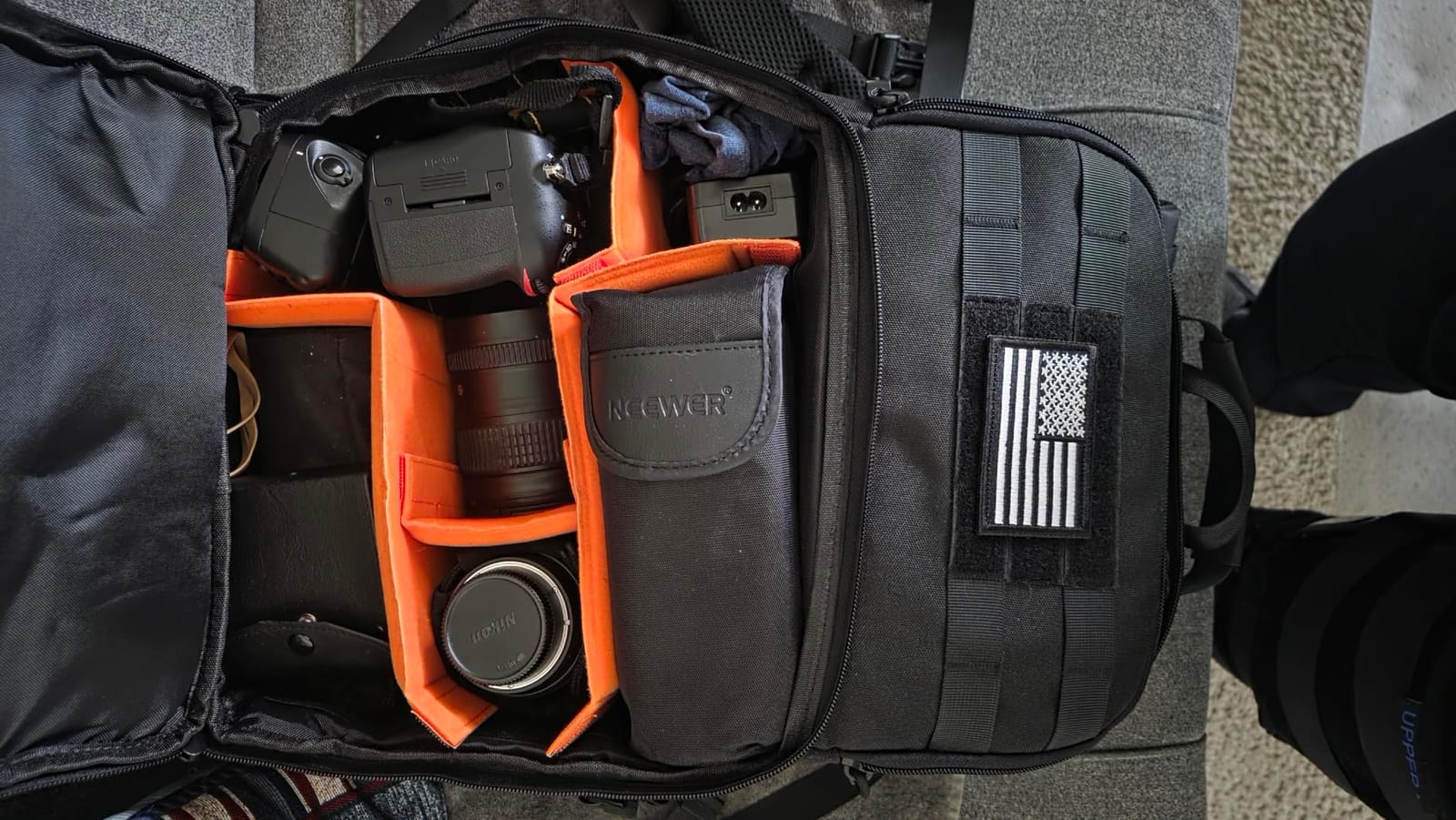 MOSISO Camera Backpack, DSLR/SLR/Mirrorless Tactical Camera Bag Case customer photo 2