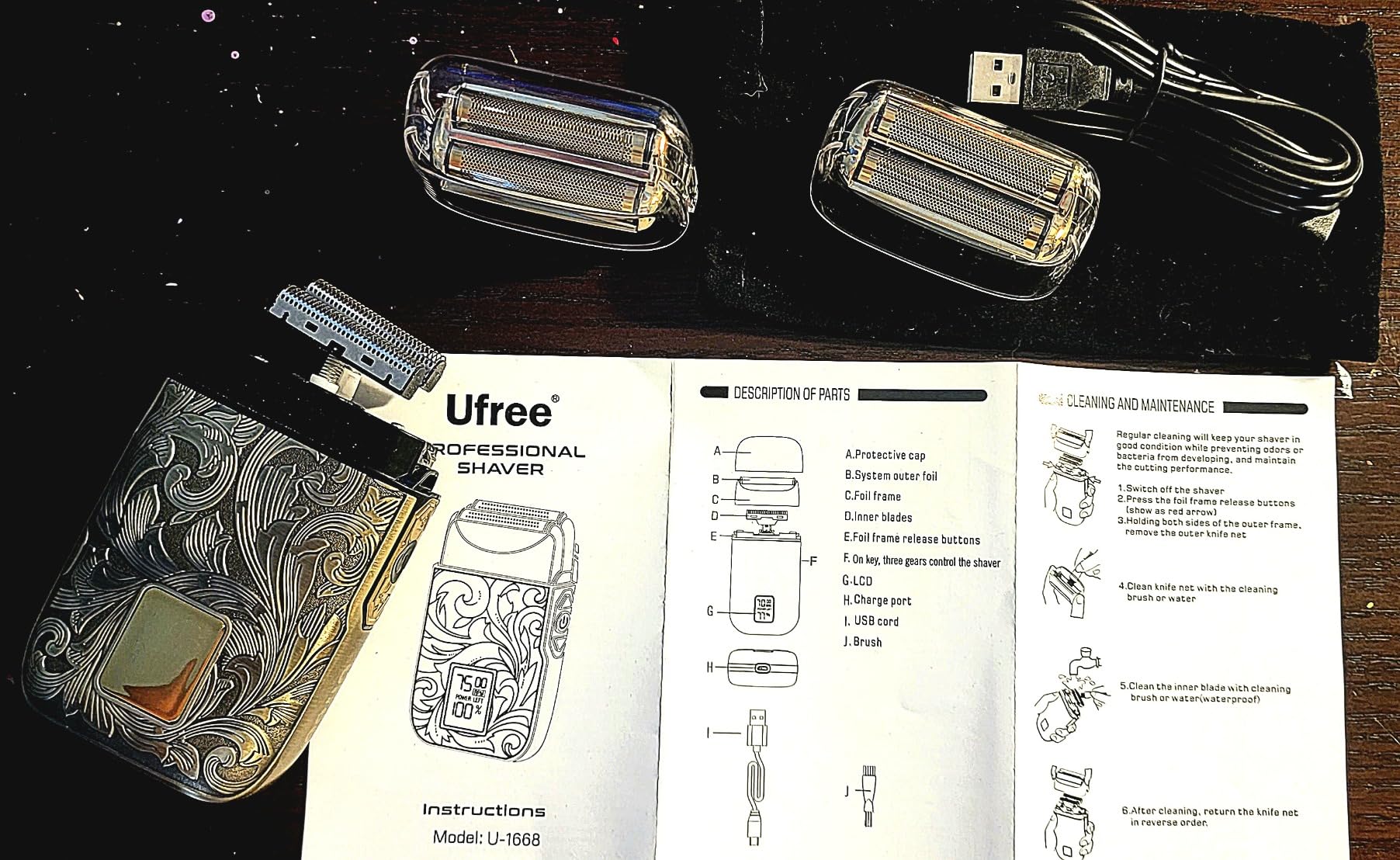 Ufree Foil Shaver for Men, Electric Razor, Face Shaver customer photo 2
