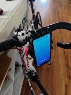 Tiakia Bike Phone Mount Holder, 360° Rotation for 4.5-7 Inch Handlebar customer photo 2