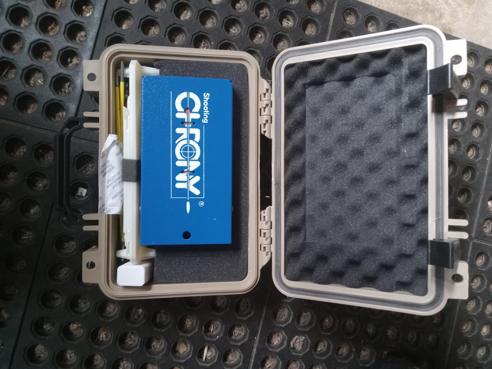 MEIJIA Portable All Weather Waterproof Protective Hard Case, Small Camera Case,Dry Case with Customizable Foam,Fit Use of Drones, Camera,Equipments, 11.65 ”x8.35”x3.78” customer photo 2