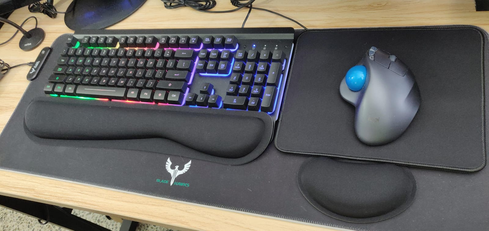 Yolanda Keyboard Wrist Rest Memory Foam, Easy Typing Pain Relief, Keyboard Mouse Pad Set for Computer, Laptop, Home & Office | Easy Typing Pain Relief, Keyboard Mouse Pad Set for Computer, Laptop, Home & Office customer photo 1