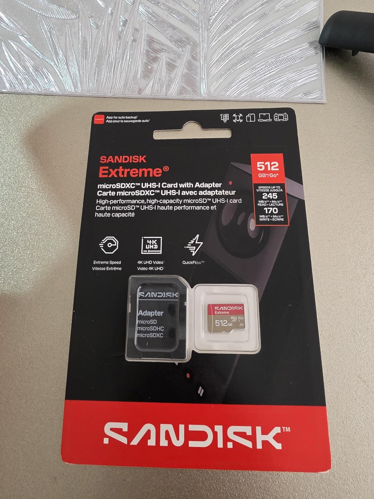 SANDISK 128GB Extreme microSD Card + Adapter, Up to 190MB/s Read Speeds customer photo 1
