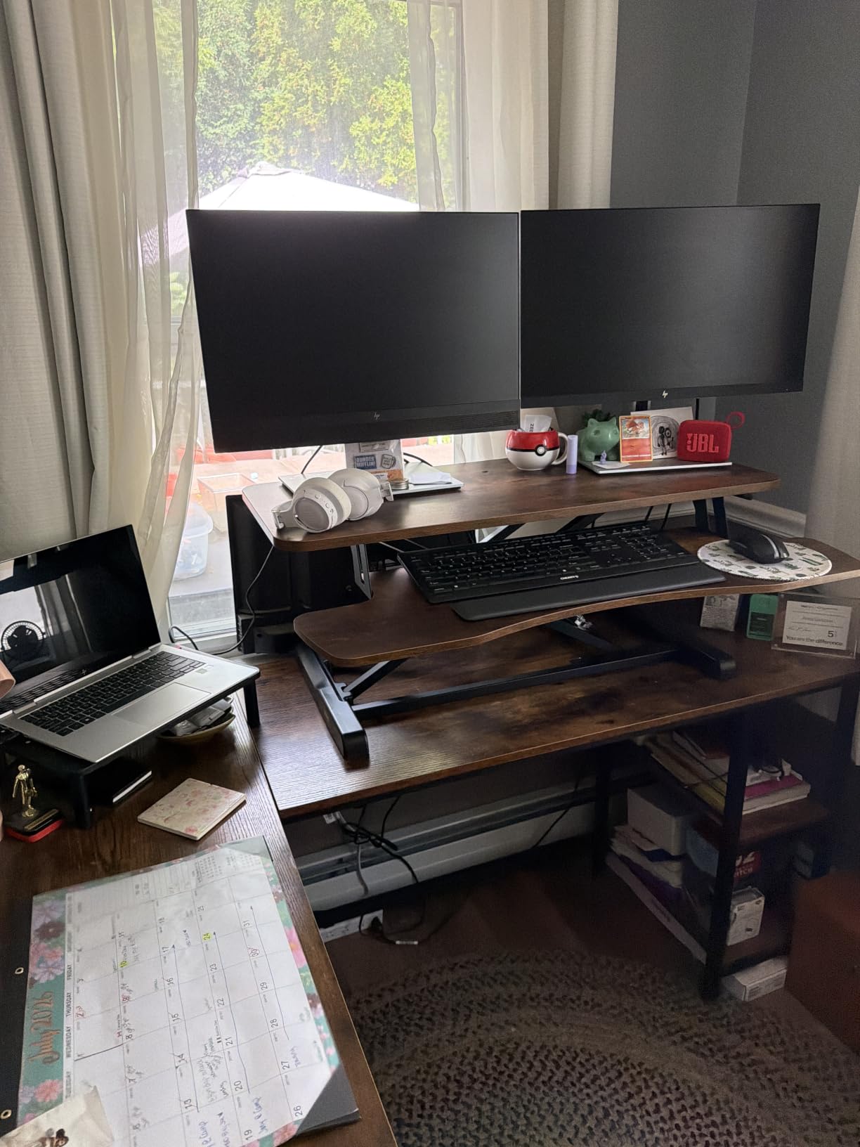 VIVO Black 42 in Standing Desk Converter, DESK-V042KB customer photo 2