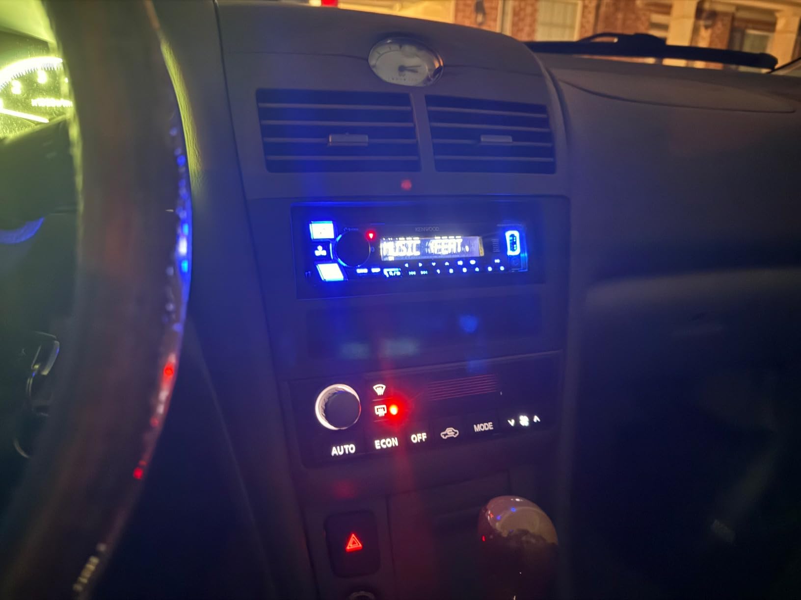 KENWOOD KMM-BT270U Bluetooth Digital Media Car Stereo Receiver with USB Port – AM/FM Radio, MP3 Player, High Contrast LCD, Detachable Face Plate, Single DIN, 13-Band EQ customer photo 1