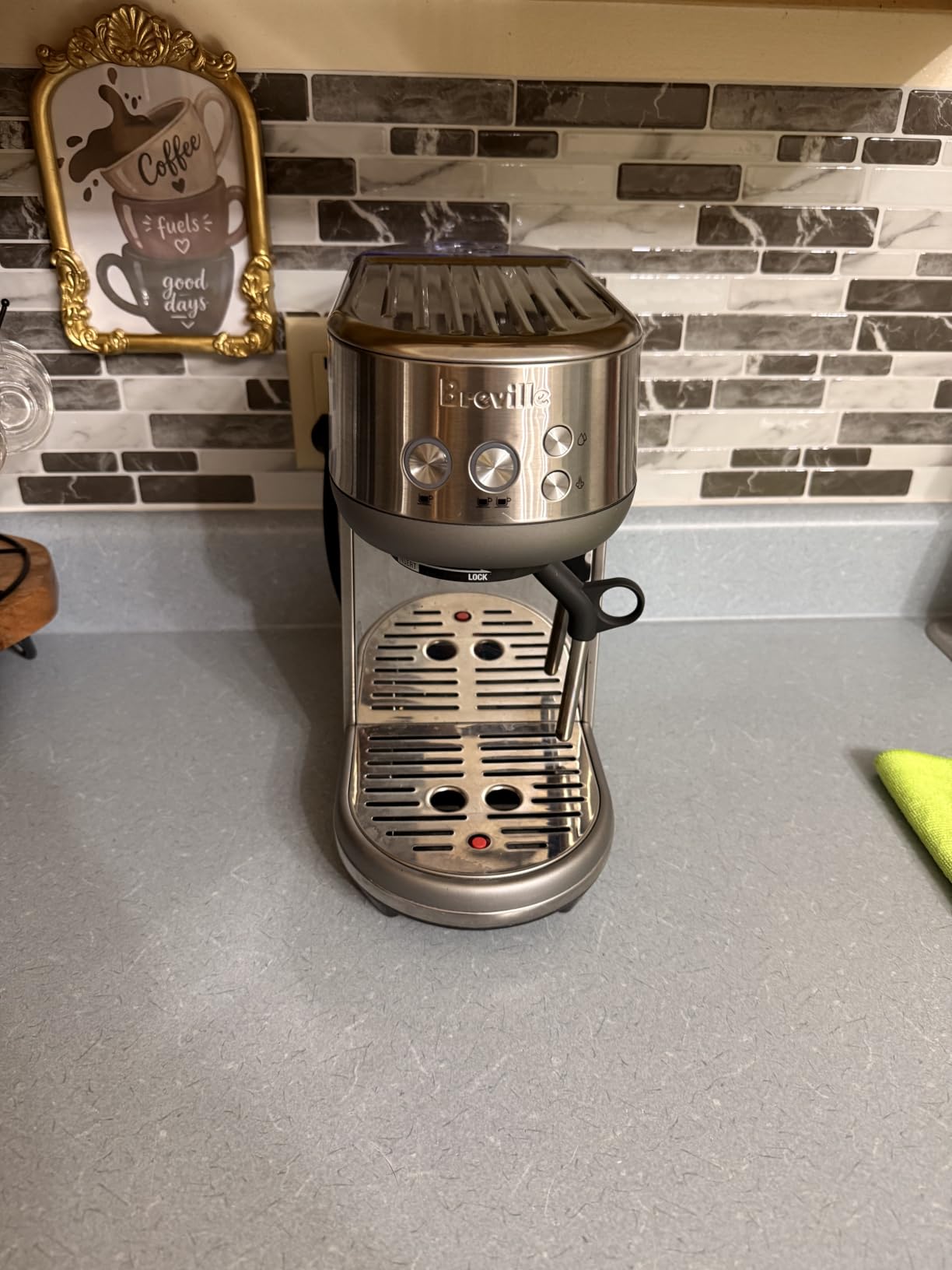 Breville BES450BSS Bambino Espresso Machine, Brushed Stainless Steel customer photo 1