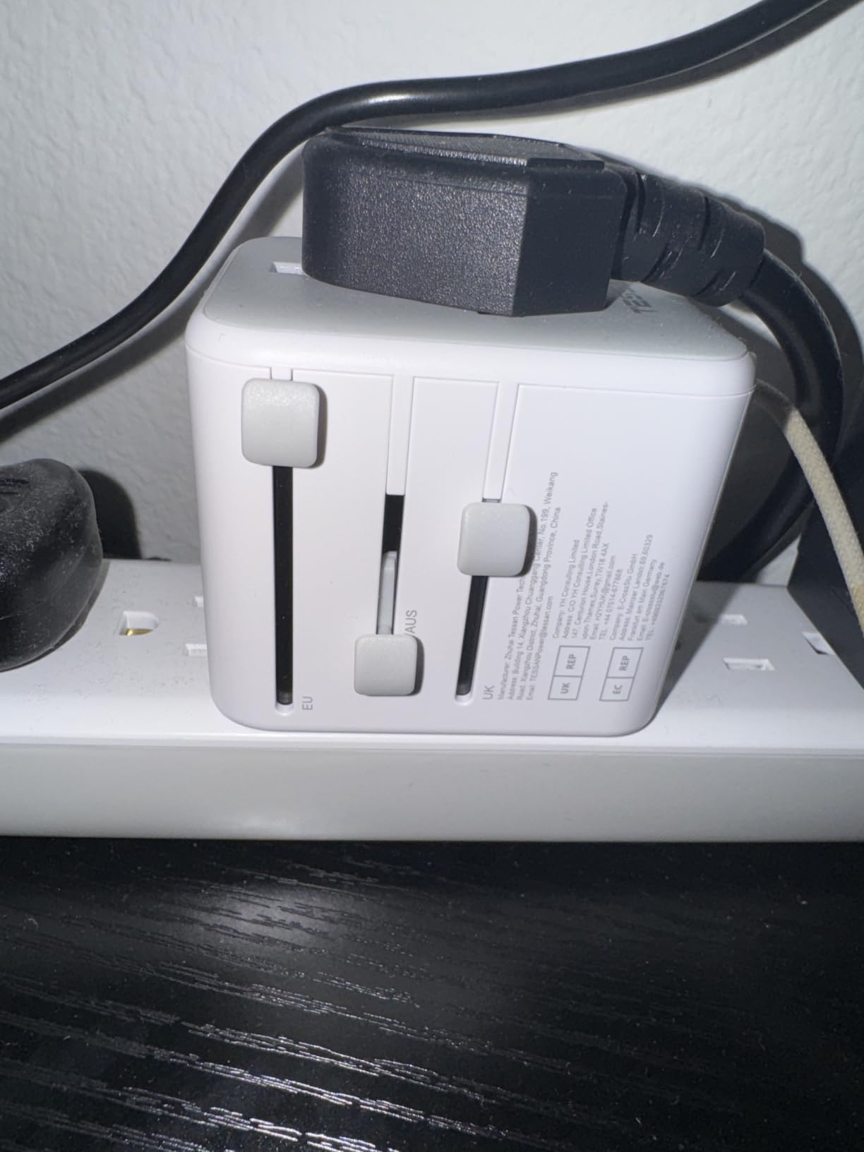 TESSAN Universal Travel Adapter 28W, International Power Adapter customer photo 2