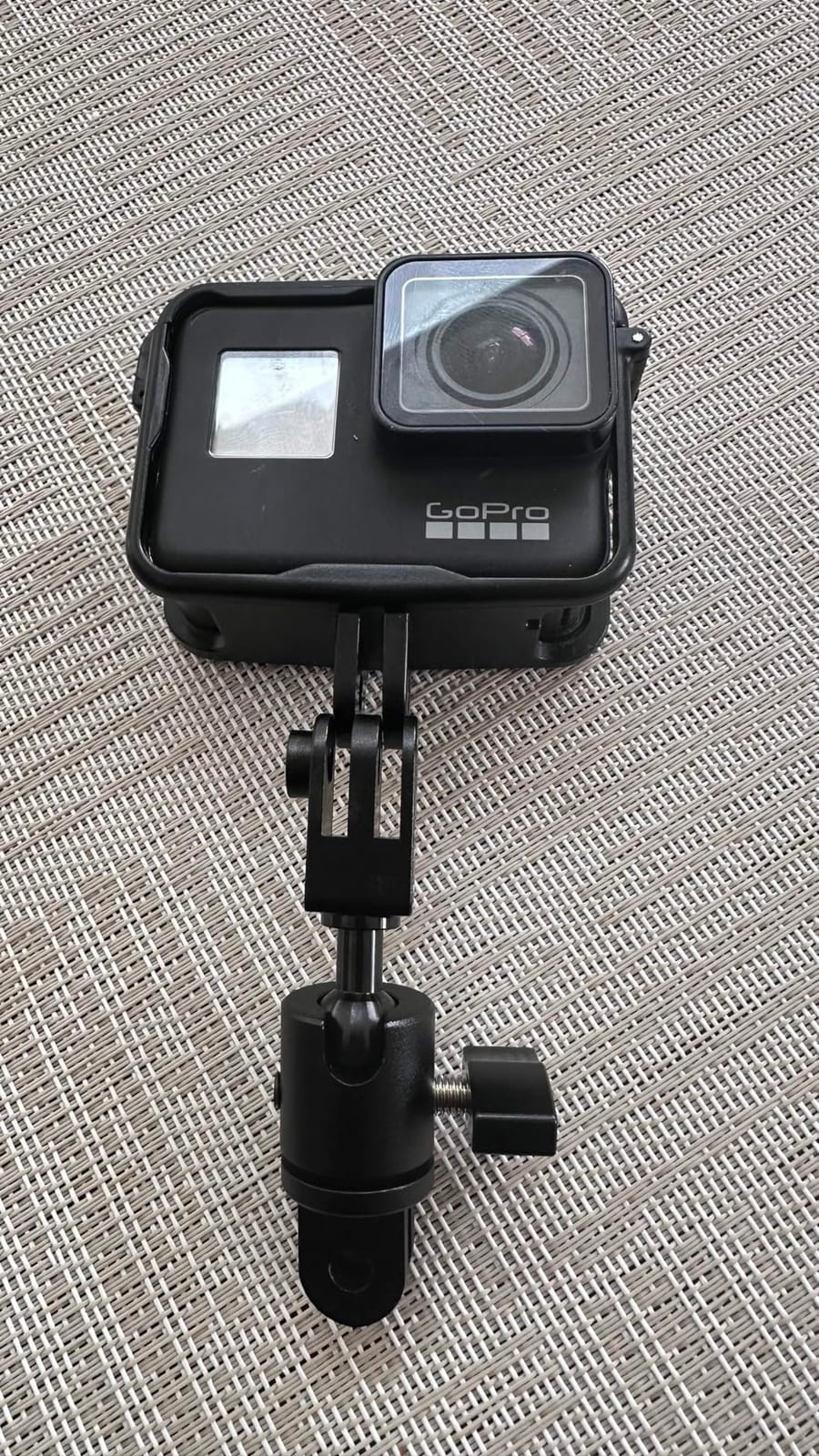 Aluminum 360 Degree Rotation Camera Swivel Mount, Vertical Metal Bracket Adapter Compatible with GoPro Hero 13/12/11/10, DJI Action 6/5 Pro/4, Sony and Other Action Cameras (Adjustable Adapter Mount) customer photo 2