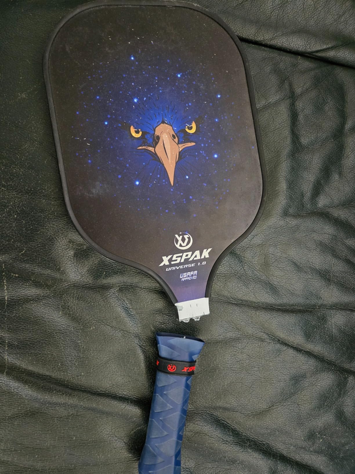 XSPAK PRO Series Thermoformed T700SC Tournament Carbon Fiber Pickleball Paddle, USAPA Certified Honeycomb Core with Comfort Cushion Grip, Dominant Power & Larger Sweet Spot customer photo 2
