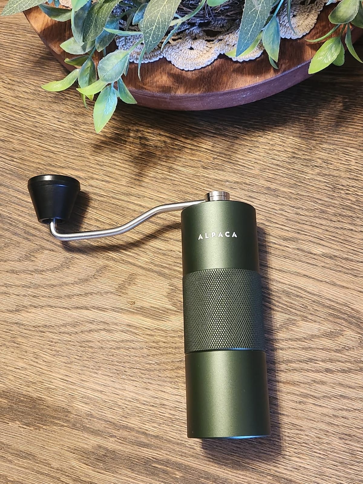 Manual Coffee Grinder, Adjustable Conical Burr, Espresso - Alpaca Ventures customer photo 2