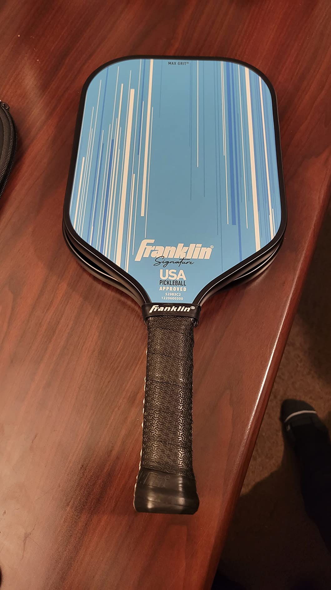 Franklin Sports Pro Pickleball Paddles - Signature Series Pro Pickleball Paddle with MaxGrit Surface - USA Pickleball (USAPA) Approved Tournament Pickleball Paddles - 13mm + 16mm Polypropylene Cores customer photo 2