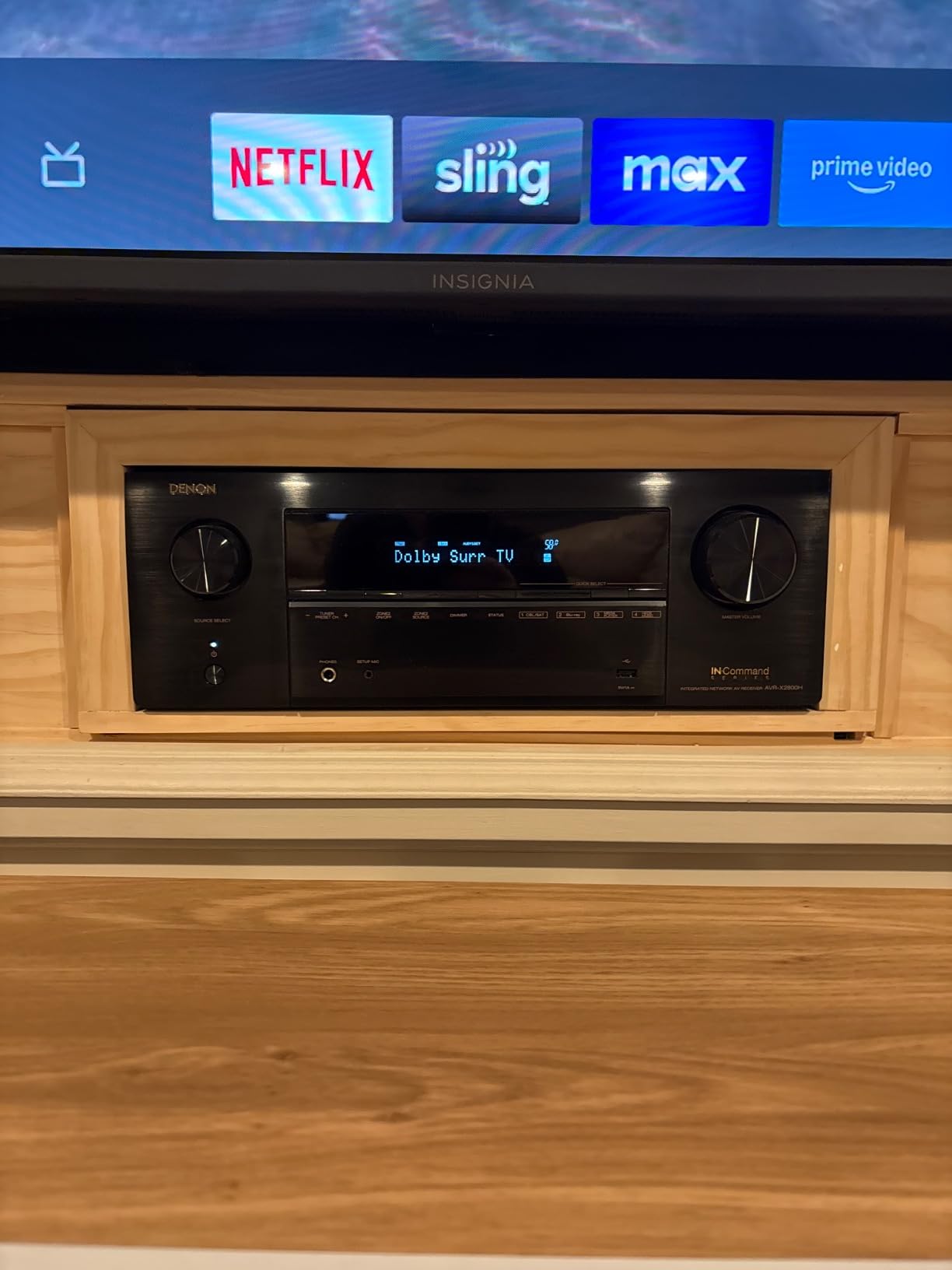 Denon AVR-X2800H 7.2 Channel Home Theater AV Receiver (95W x 7) - 8K UHD customer photo 1