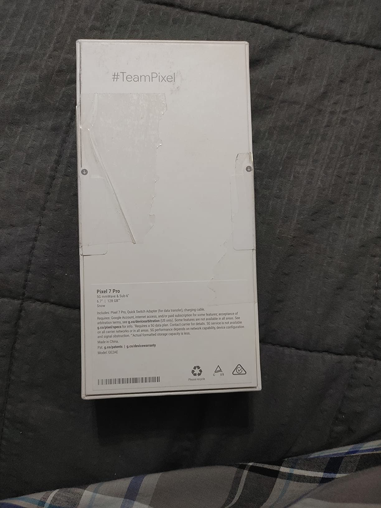 Google Pixel 7 Pro - 5G Android Phone - Unlocked Smartphone with Telephoto , Wide Angle Lens, and 24-Hour Battery - 128GB - Snow customer photo 2