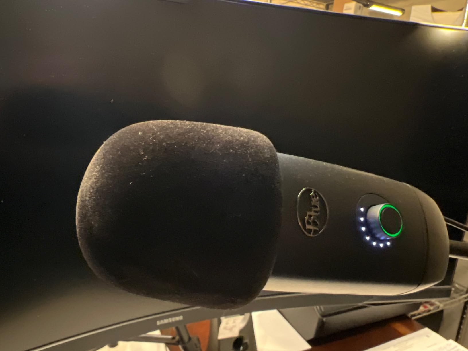 Blue Yeti Pop Filter Foam Windscreen - 5.5 Inch Diam 6 Layers Pop Filter for Mic Cover Yeti Pop Screen Compatible with Blue Yeti Microphone Professional Metal Pop Filter by YOUSHARES customer photo 2