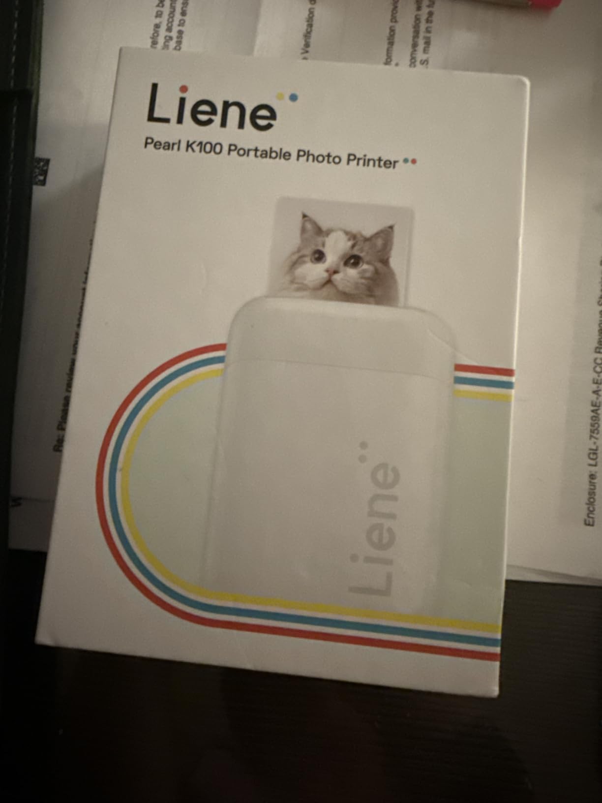 Liene Pearl K100 Photo Printer, 2x3” Mini Portable Instant Phone Printer 50 Zink Adhesive Paper, Bluetooth 5.2 Compatible w/iOS & Android, Small Color Picture Printer for iPhone Smartphone Green customer photo 1