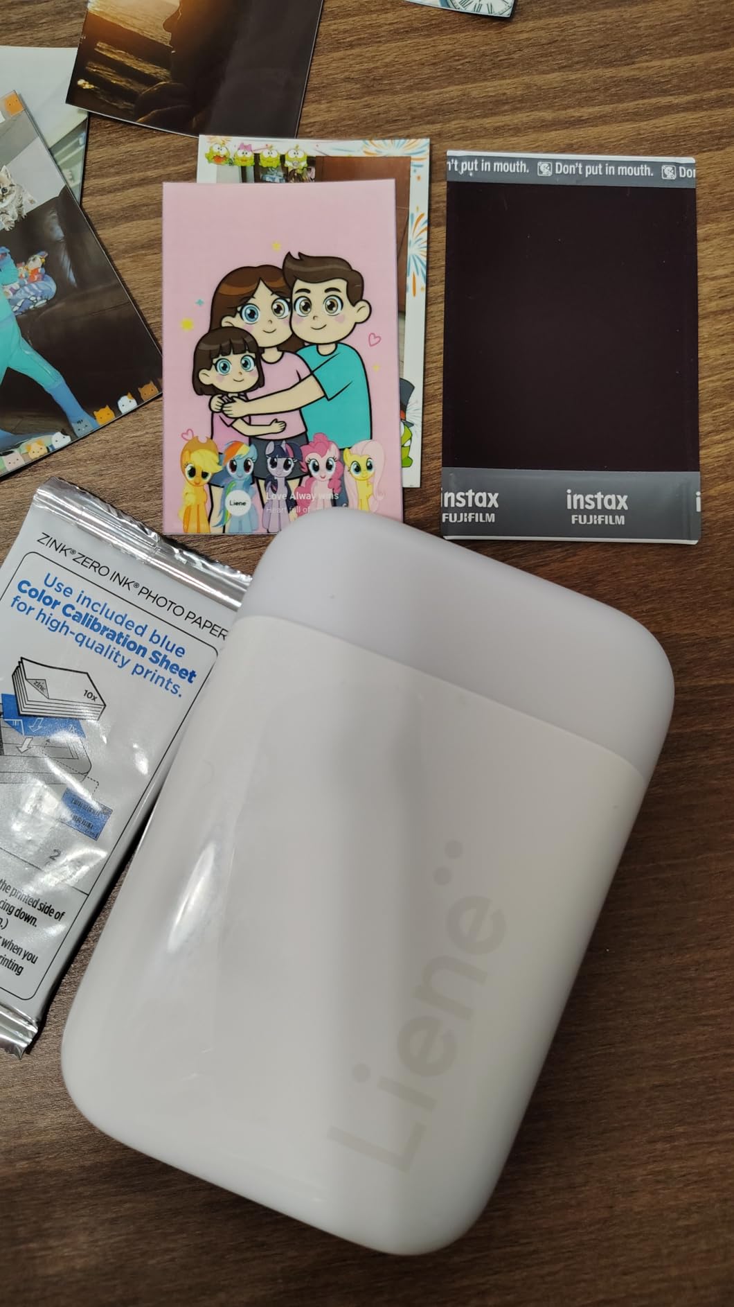 Liene Pearl K100 Photo Printer, 2x3” Mini Portable Instant Phone Printer 50 Zink Adhesive Paper, Bluetooth 5.2 Compatible w/iOS & Android, Small Color Picture Printer for iPhone Smartphone Green customer photo 2