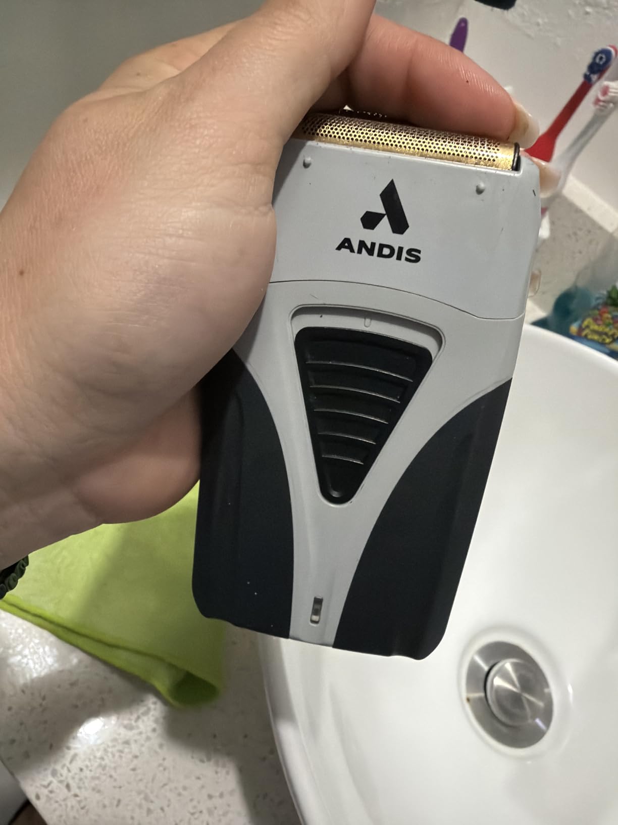 Andis TS-1 17235 Pro Foil Lithium Titanium Foil Shaver, Gray customer photo 2