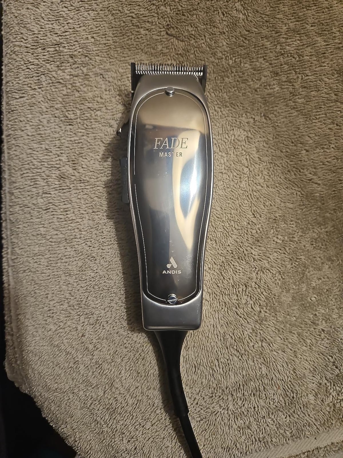 Andis 01820 Fade Master Adjustable Carbon Steel Blade Clipper, Aluminum customer photo 2