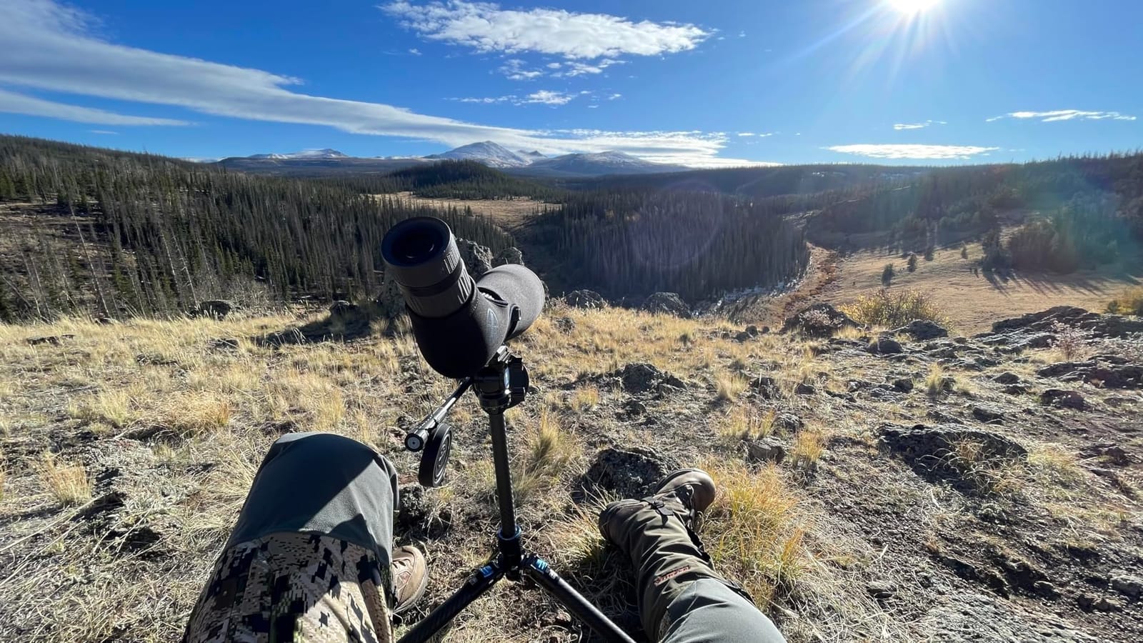 Carbon Fiber Tripod Lightweight 2lbs with Panoramic Fluid Head, 59.8