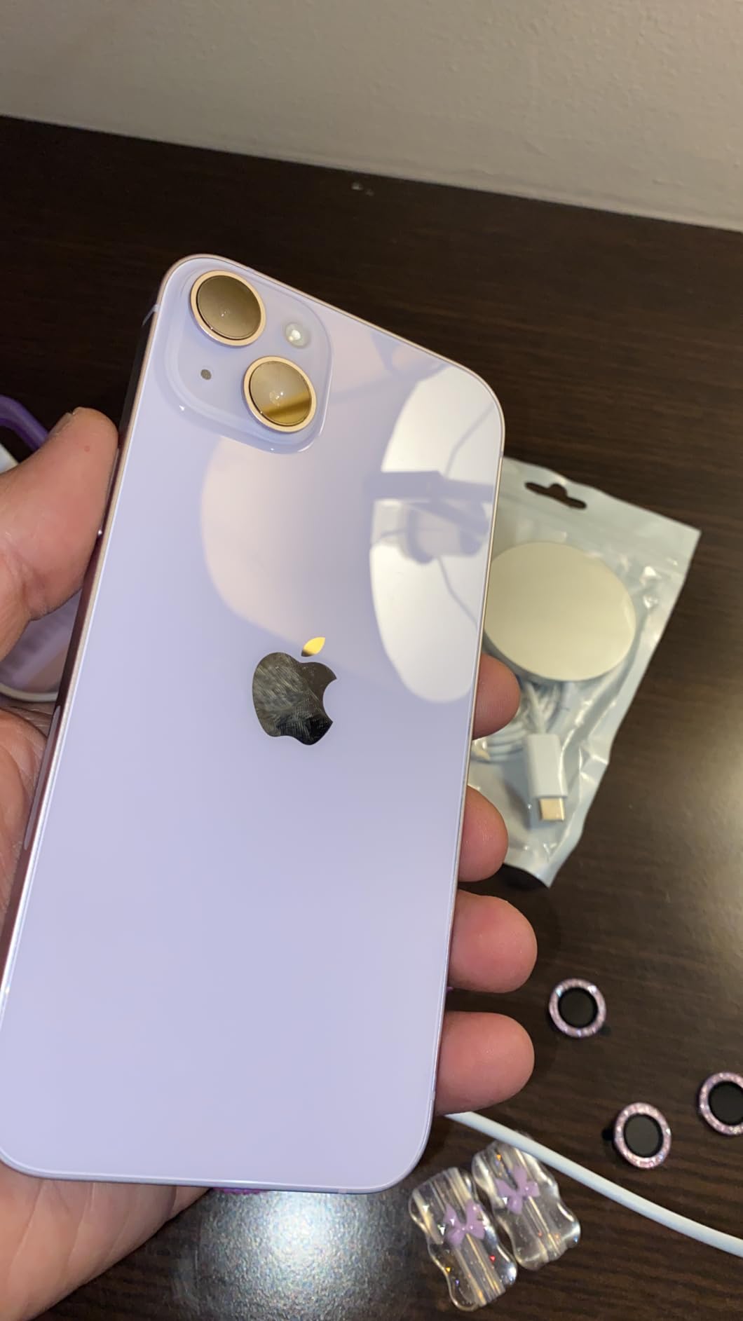 Apple iPhone 14 Plus, 128GB, Purple - Unlocked (Renewed) customer photo 2