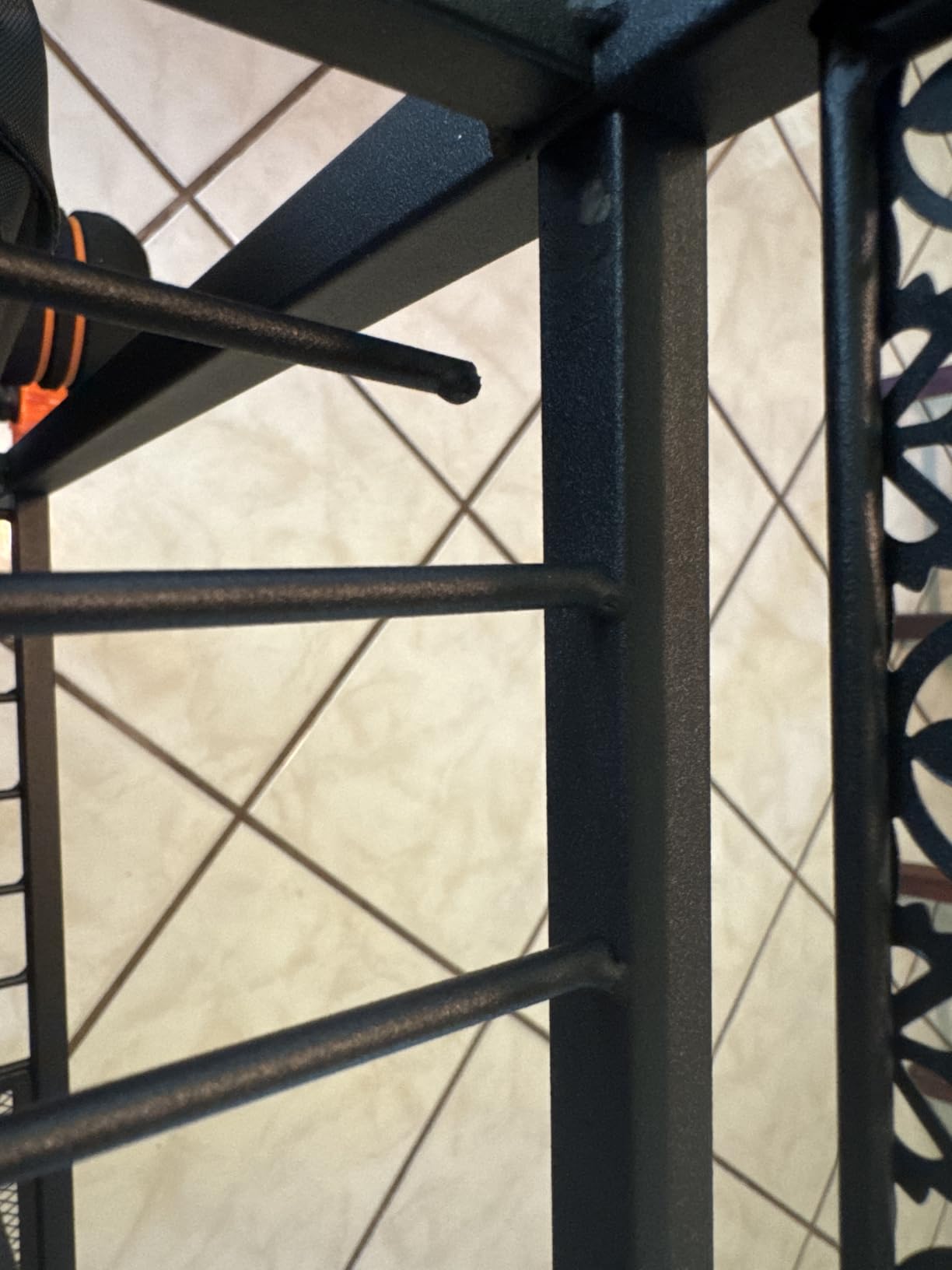 VOPEAK Home Gym Storage Rack, 3-Tier Yoga Mat Storage with Wheels & Hooks customer photo 2