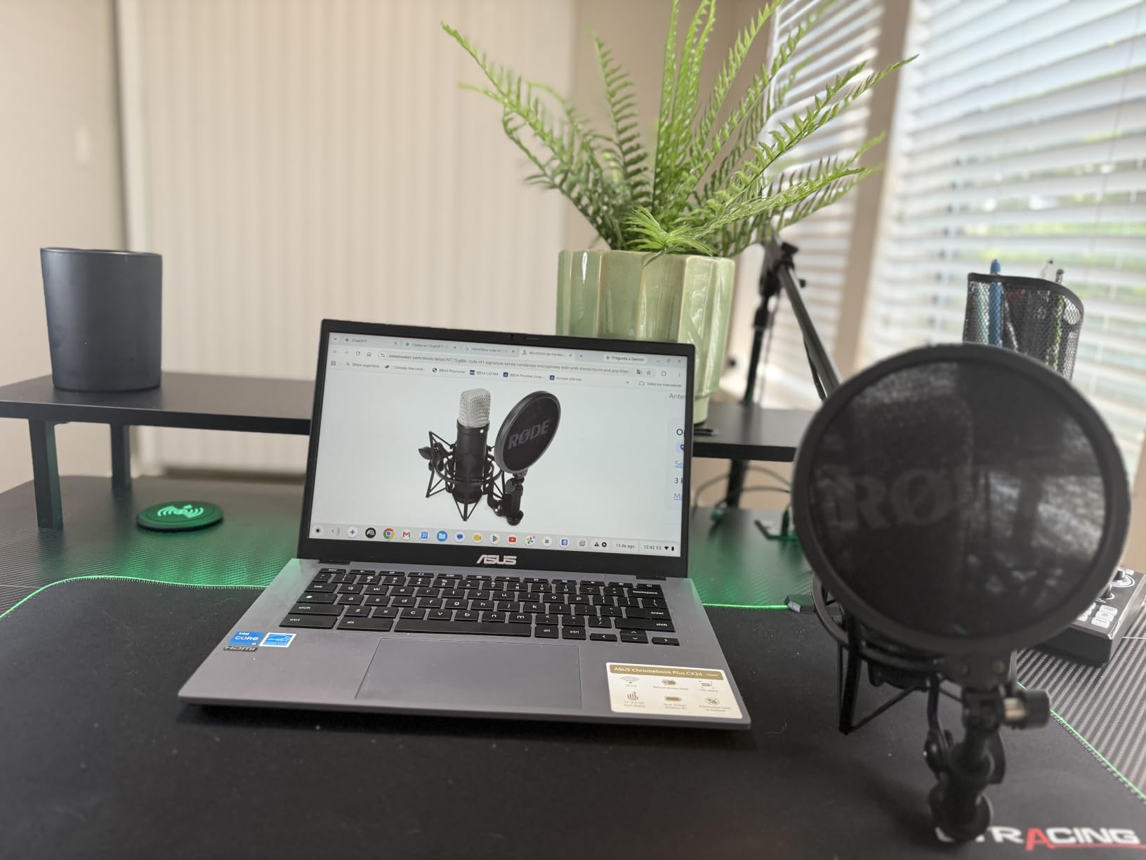 RØDE NT1 5th Gen Studio Condenser Microphone, XLR + USB-C, Silver customer photo 1