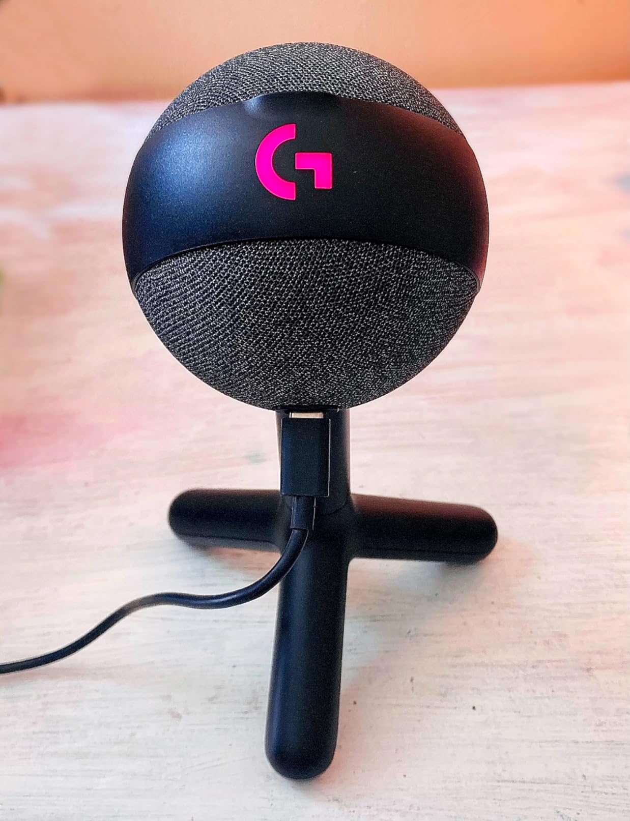 Logitech G Yeti Orb Condenser RGB USB Gaming Microphone - Black customer photo 1