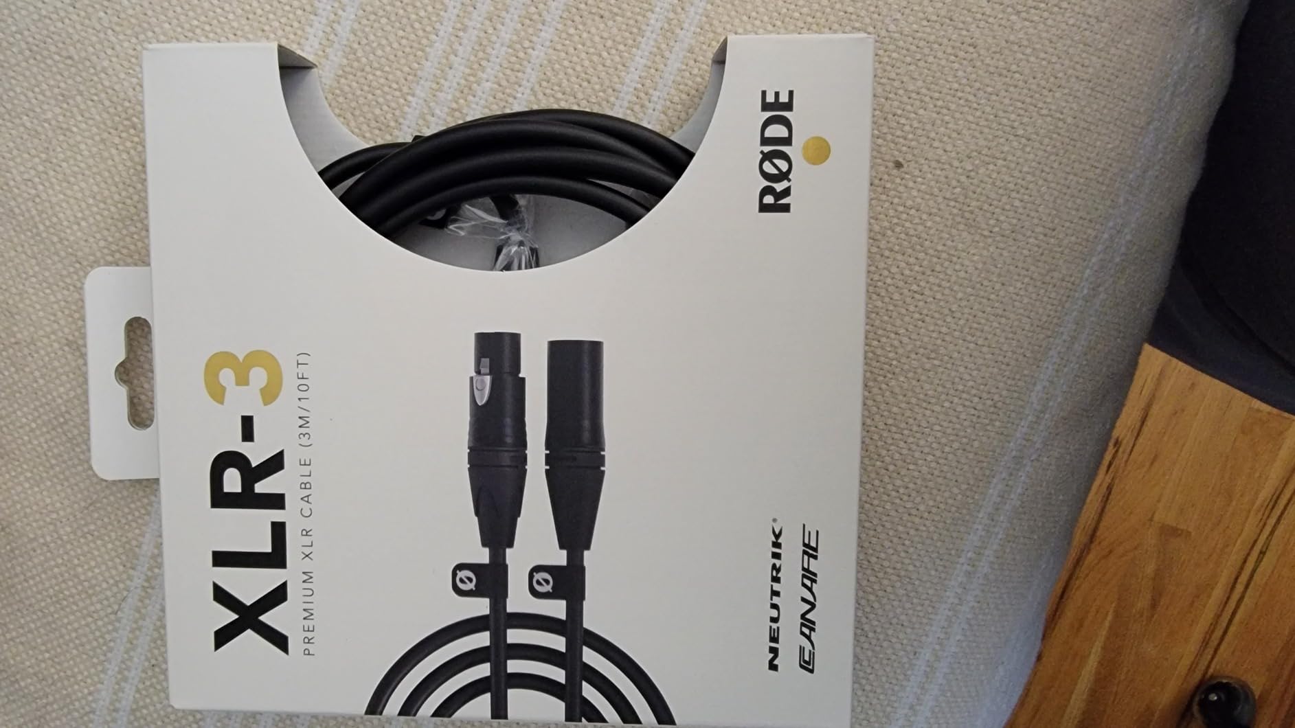 RØDE XLR-3 Premium XLR Cable (3m, Black) customer photo 2