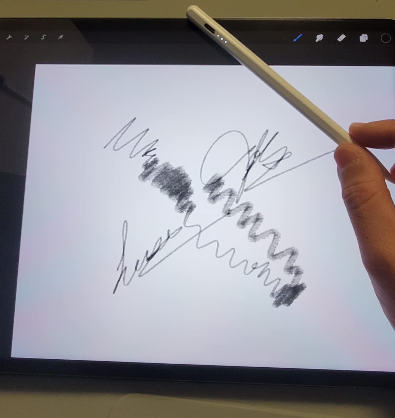 DIGIROOT iPad Pencil for 2018-2026, Plam Rejection Stylus Pen for iPad customer photo 2
