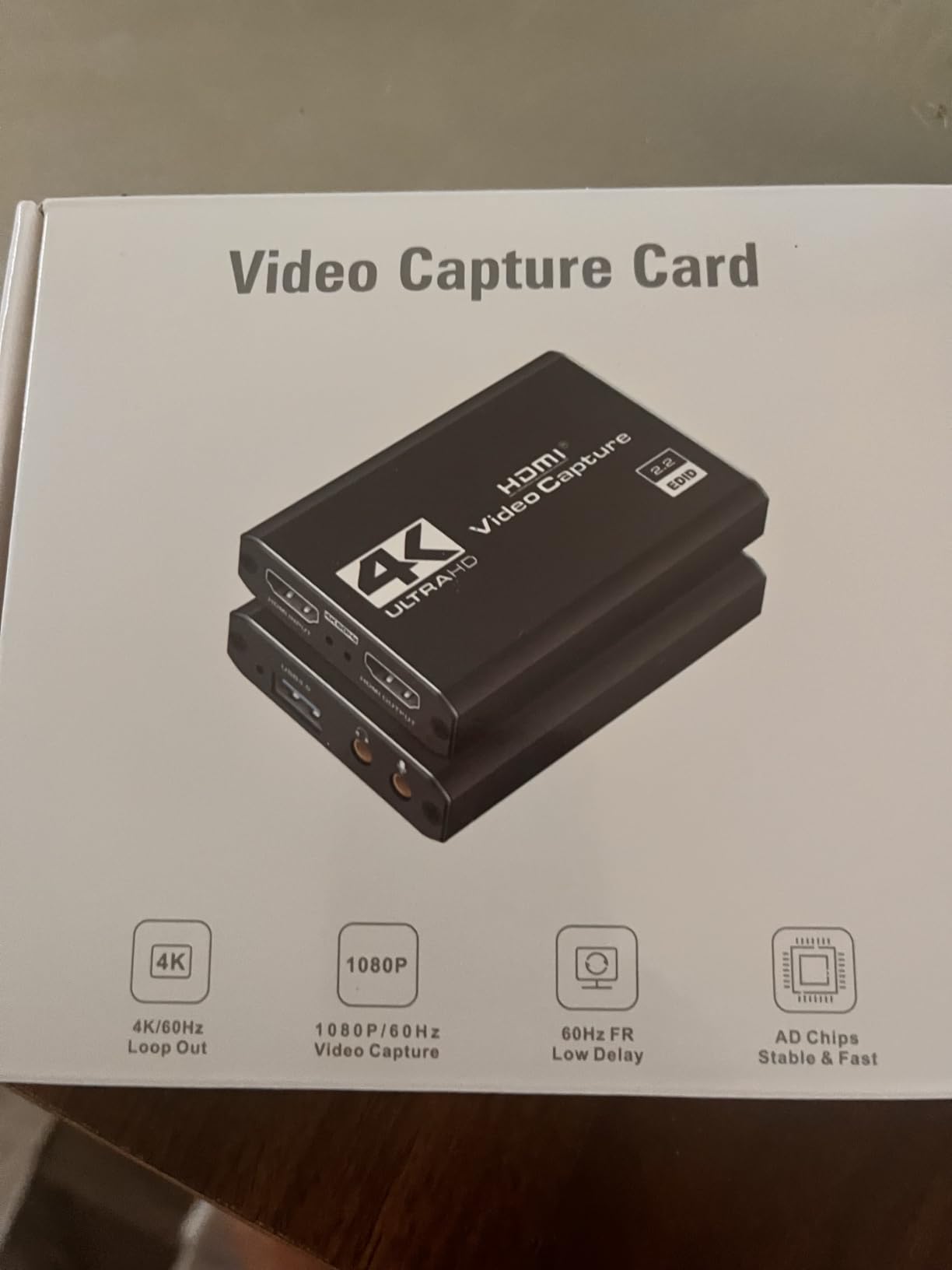 Capture Card 4K HDMI Video Streaming to USB 3.0 1080P 60FPS Capture Device customer photo 2