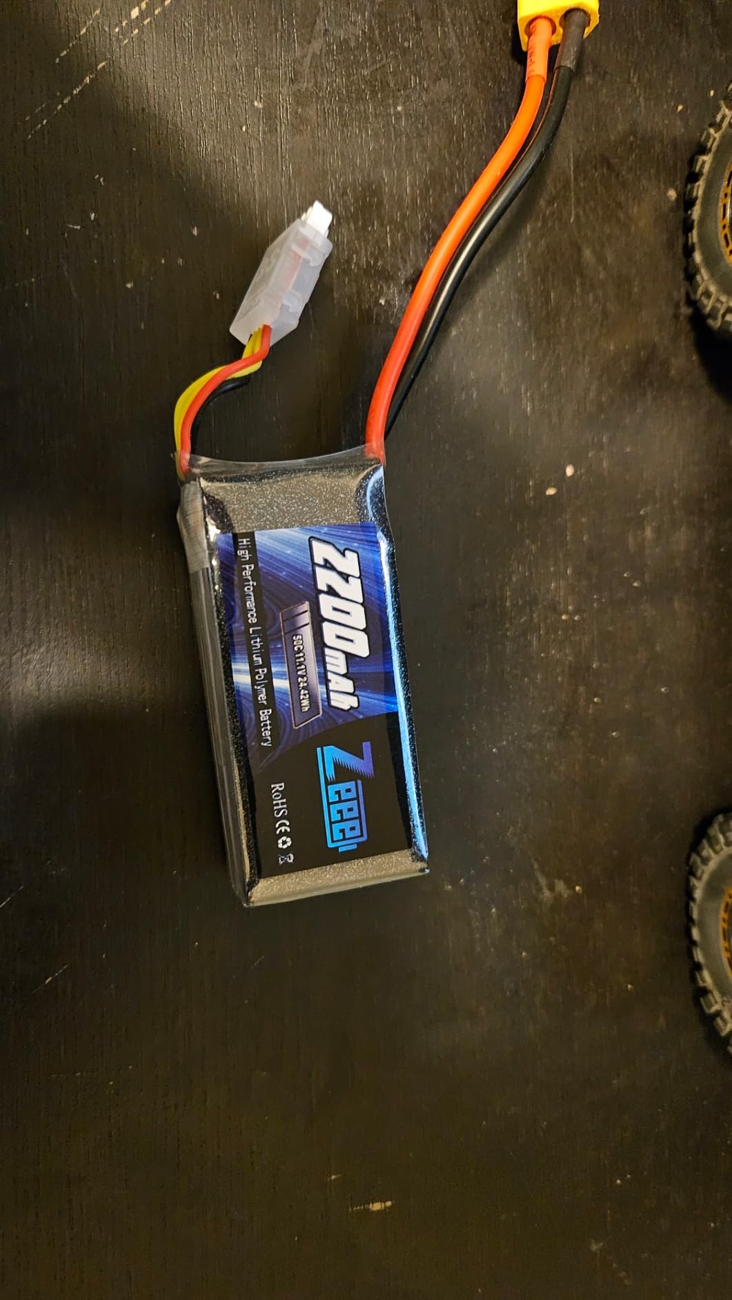 Zeee 3S Lipo Battery 2200mAh 11.1V 50C Shorty Pack Battery with XT60 Plug for RC Car Truck RC Vehicles Boat Drone RC Airplane Quadcopter Helicopter FPV Racing Hobby Models(2 Pack) customer photo 1