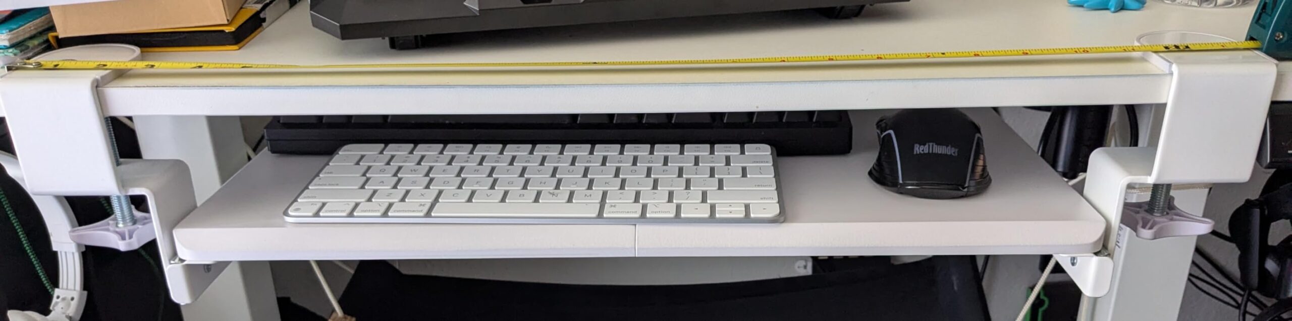 VIVO Black Extra Large Clamp-on 34 x 11 in Keyboard Tray, MOUNT-KB15EB customer photo 1