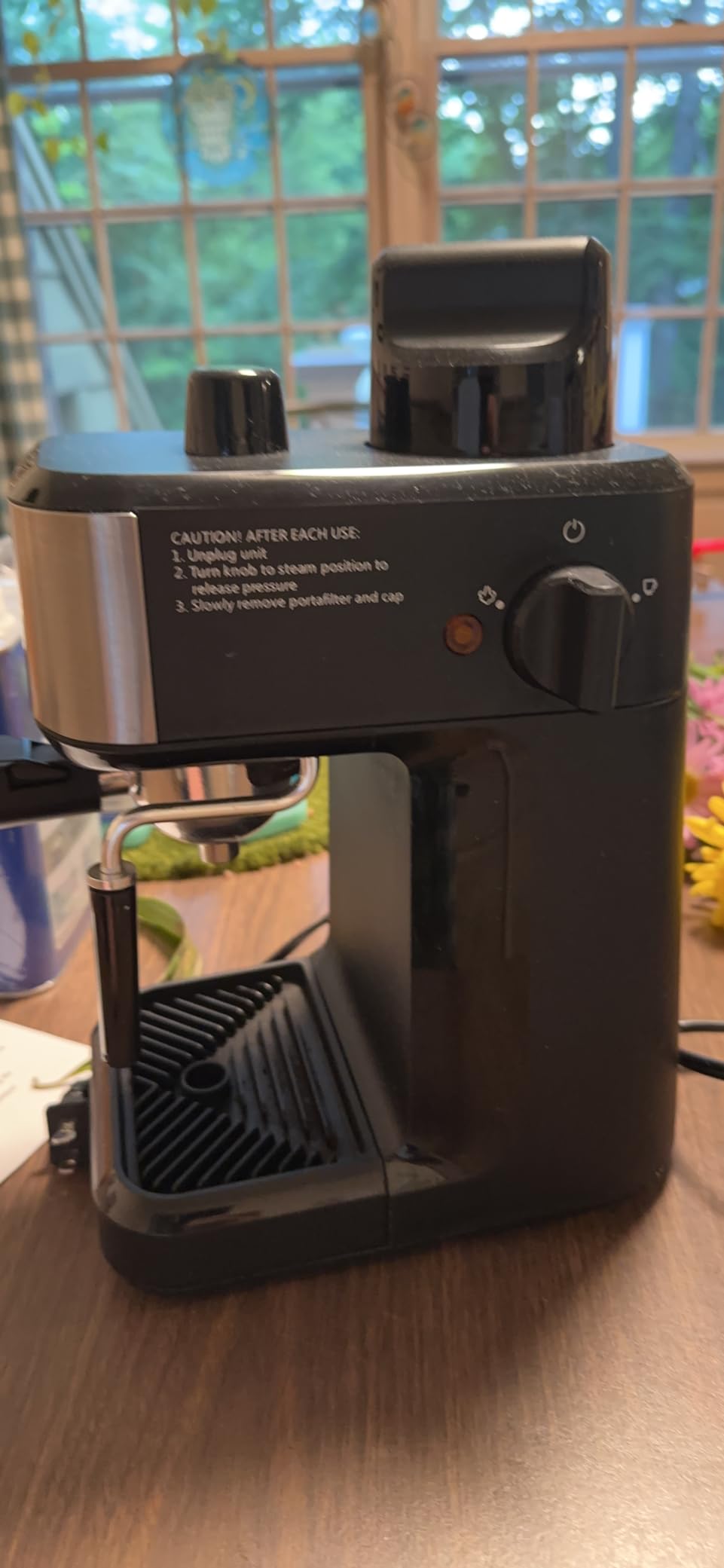Mr. Coffee 4-Shot Steam Espresso Cappuccino and Latte Maker with Stainless Steel Frothing Pitcher customer photo 1