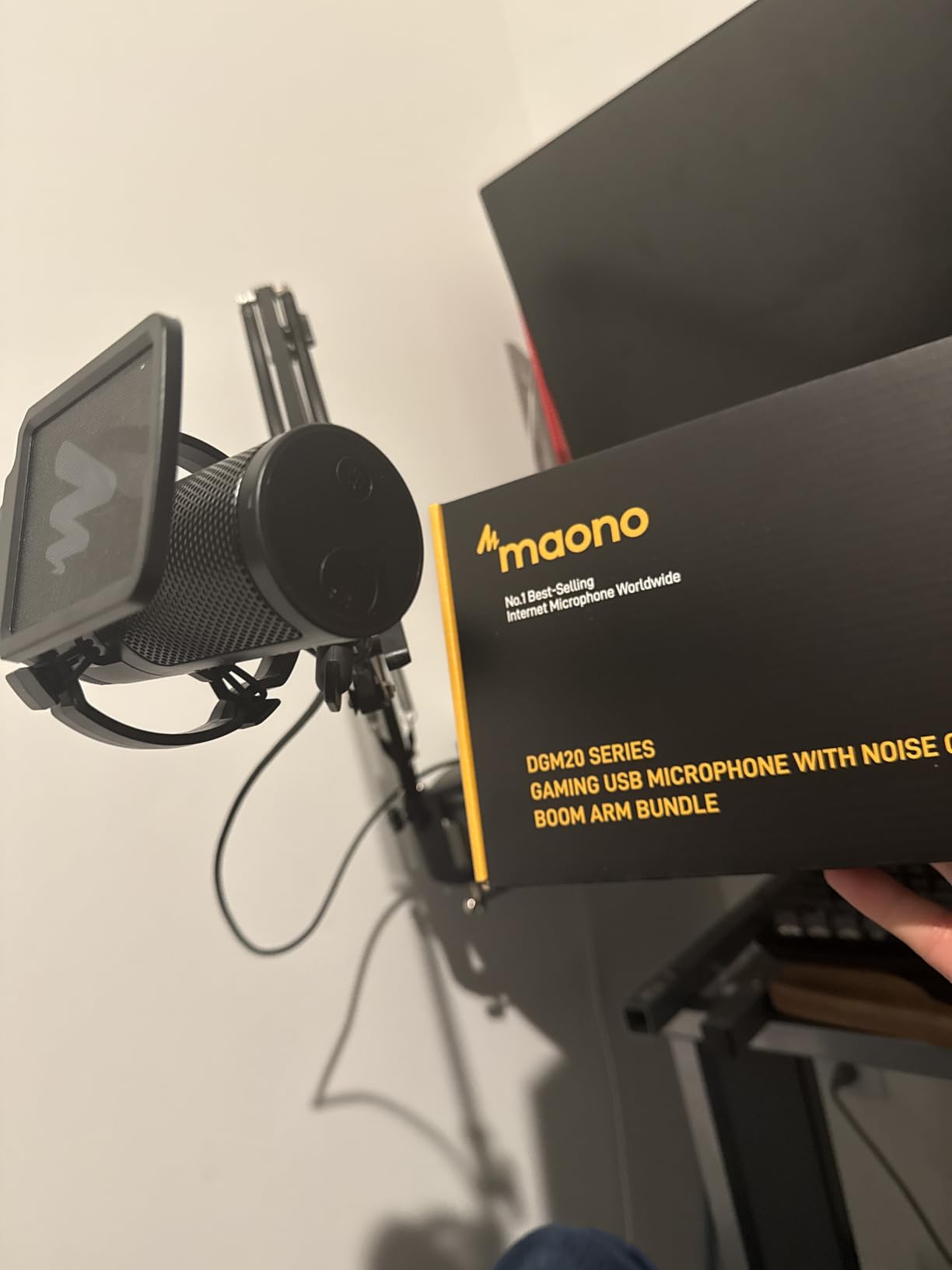 MAONO DGM20S Gaming Microphone for PC with Clear Voice & Noise Reduction customer photo 2
