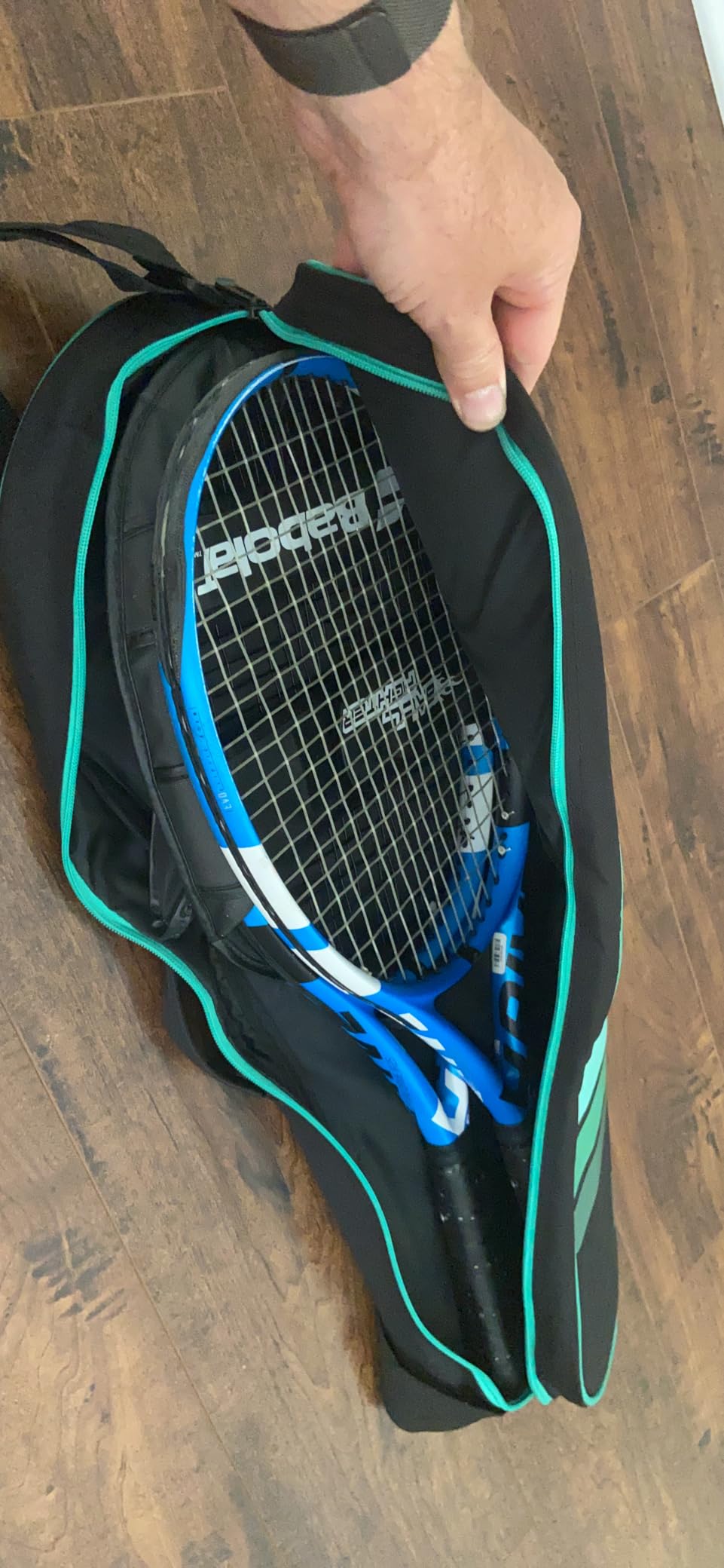 Tennis Bag for Men & Women - Lightweight Durable Racquet Bag with Adjustable Shoulder Strap & Side Pockets - Fits Multiple Racquets - Tennis Racket Cover (27