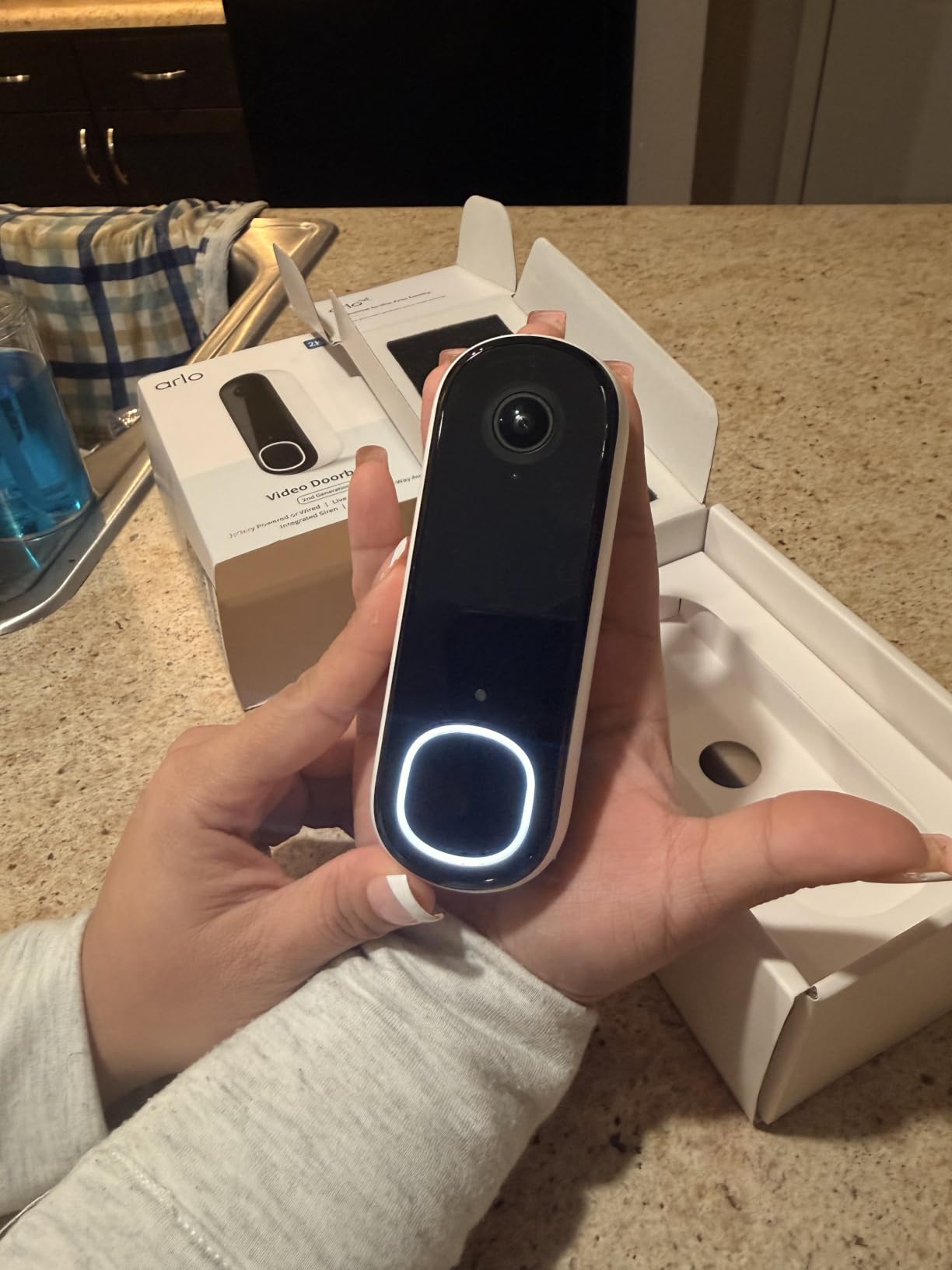 Arlo Video Doorbell 2K (2nd Gen) Wireless or Wired - 1-Cam customer photo 1