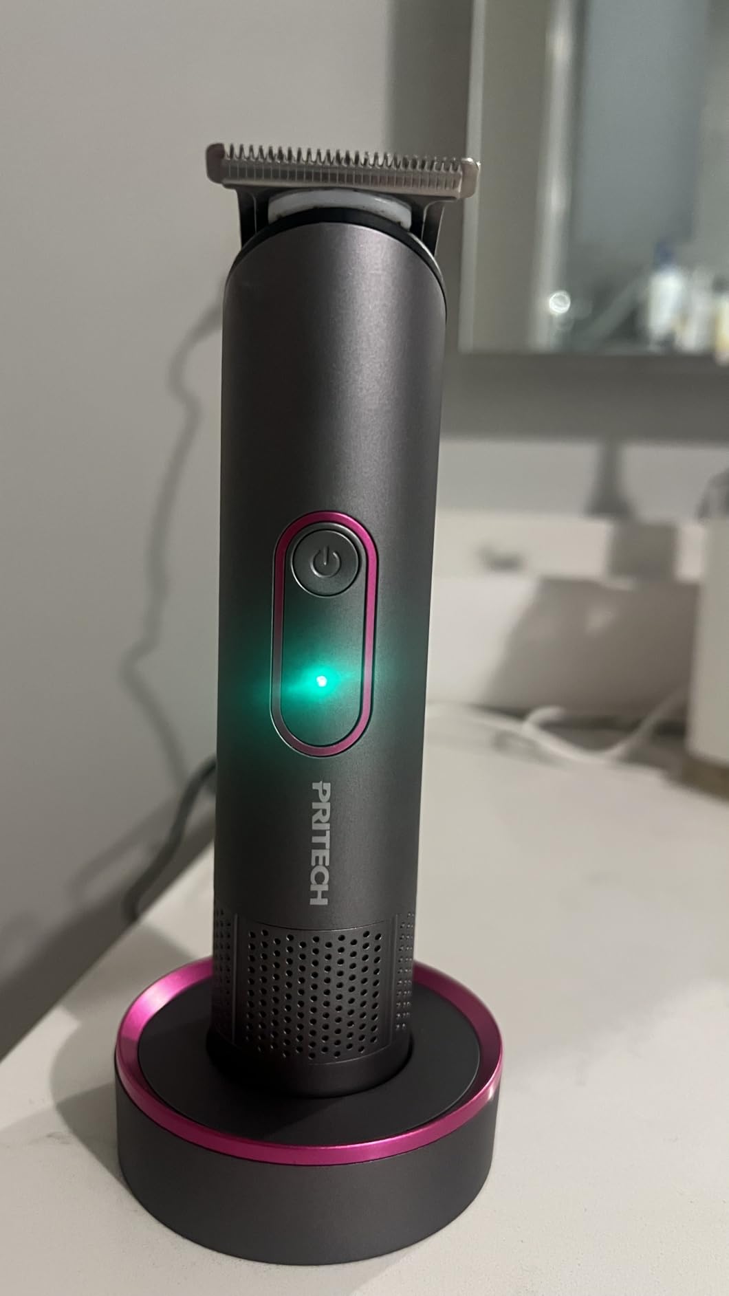 Manscape Body Hair Trimmer for Men, Waterproof Nick-Free Pubic Hair Trimmer customer photo 2