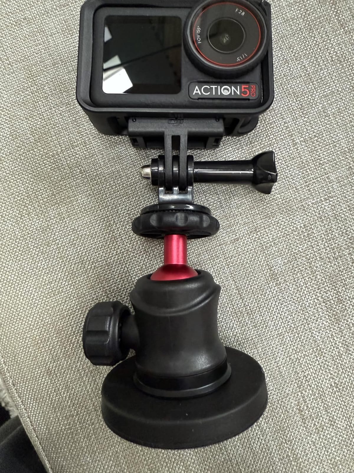 ULANZI Magnetic Camera Mount for Action Camera, Strong Magnetic Mount with 360° Rotation Ball Head and Built-in 6 Magnets, Compatible with Gopro Hero 13/12/11/10, DJI Osmo Action Osmo Nano, Insta360 customer photo 2